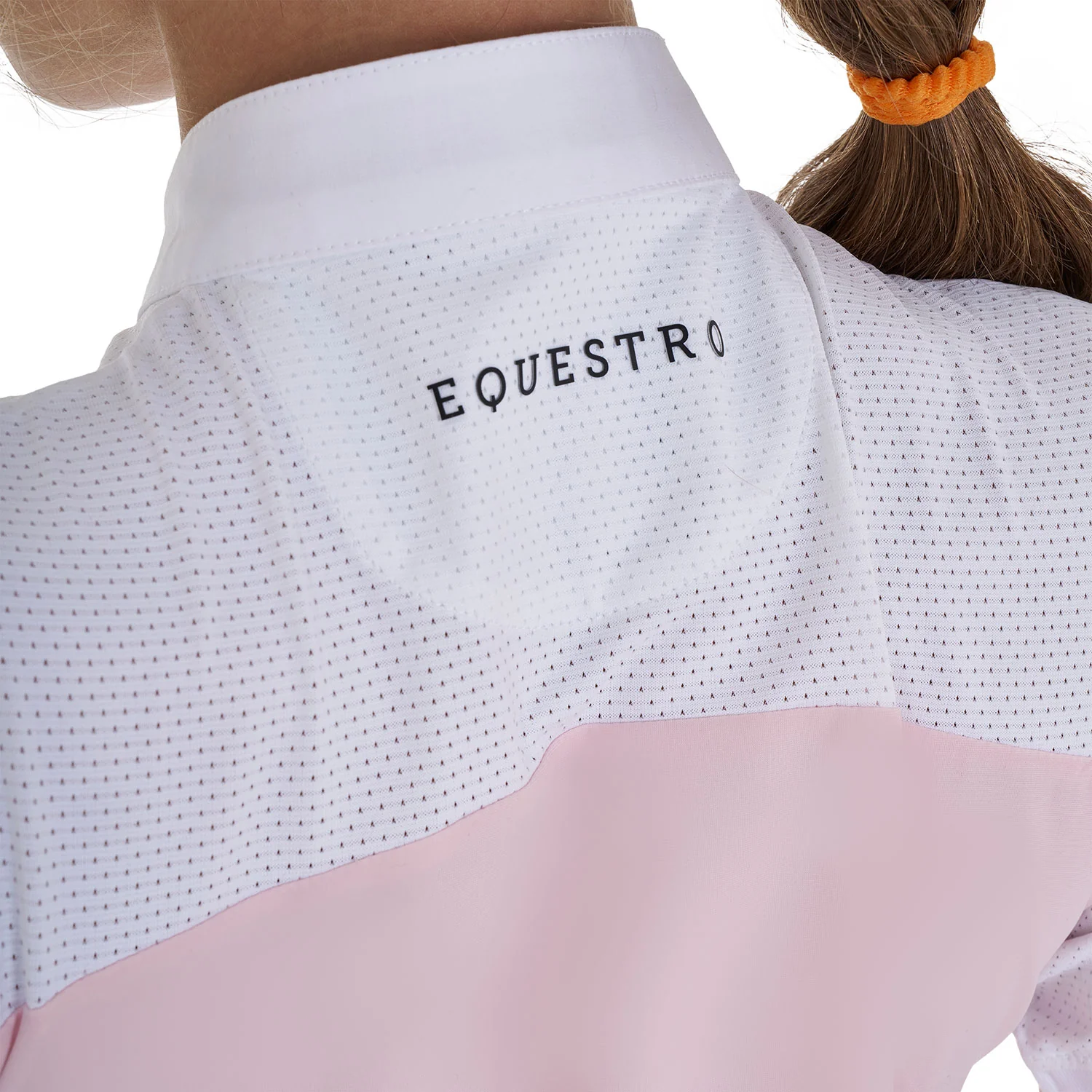 Equestro Girls' Slim Fit Competition Polo Shirt With Perforated Fabric - Image 5