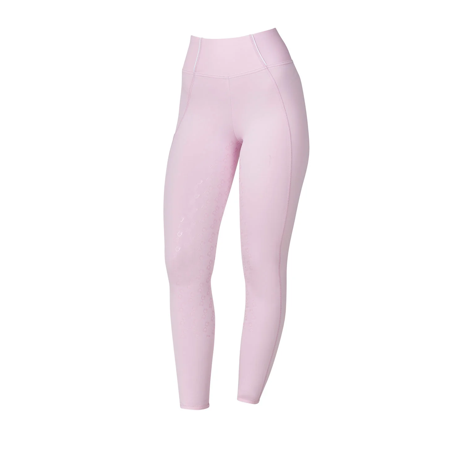 Equestro Girls' Slim Fit Grip Leggings With Logo - Image 4