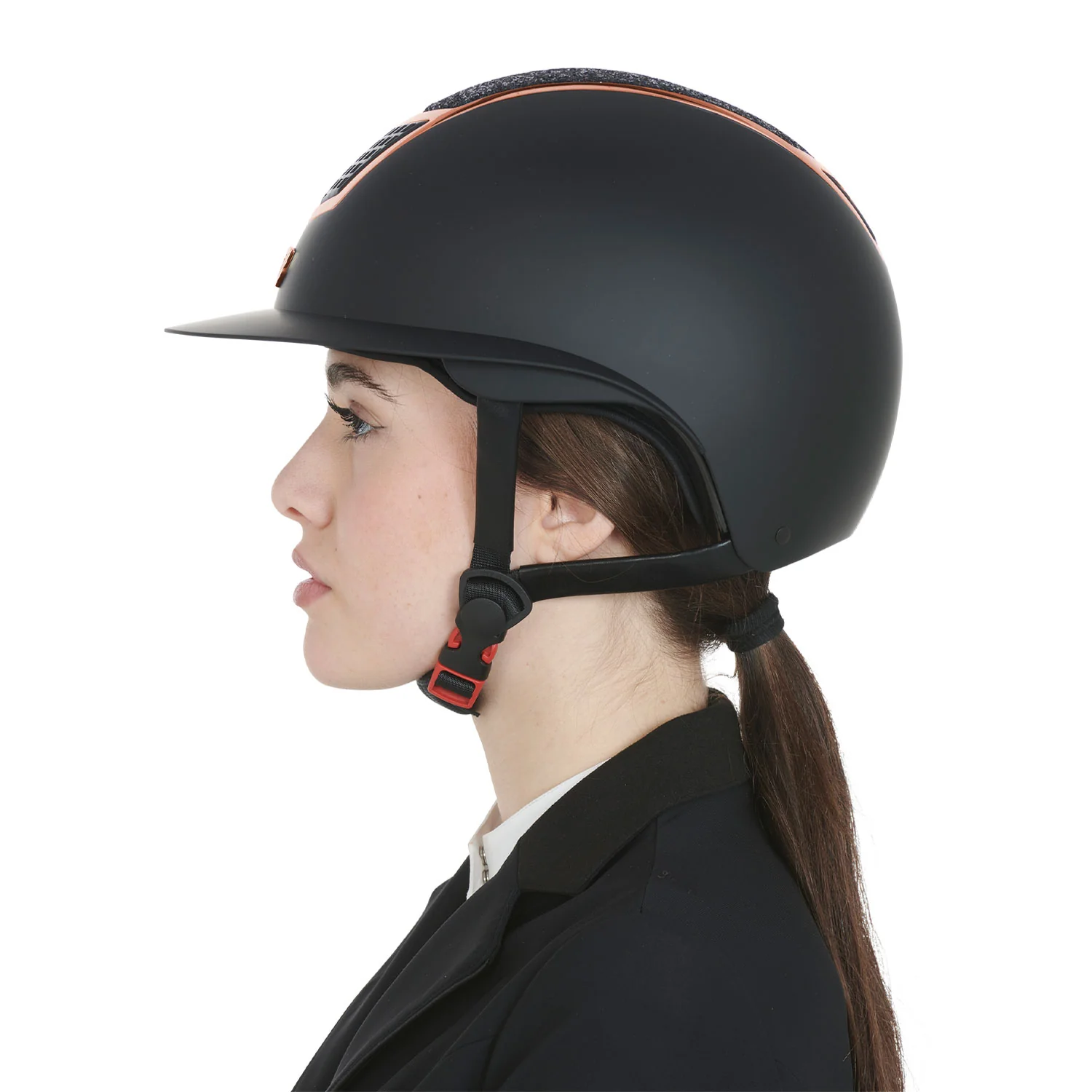 Equestro Helmet With Rhinestones And Wide Visor - Image 6