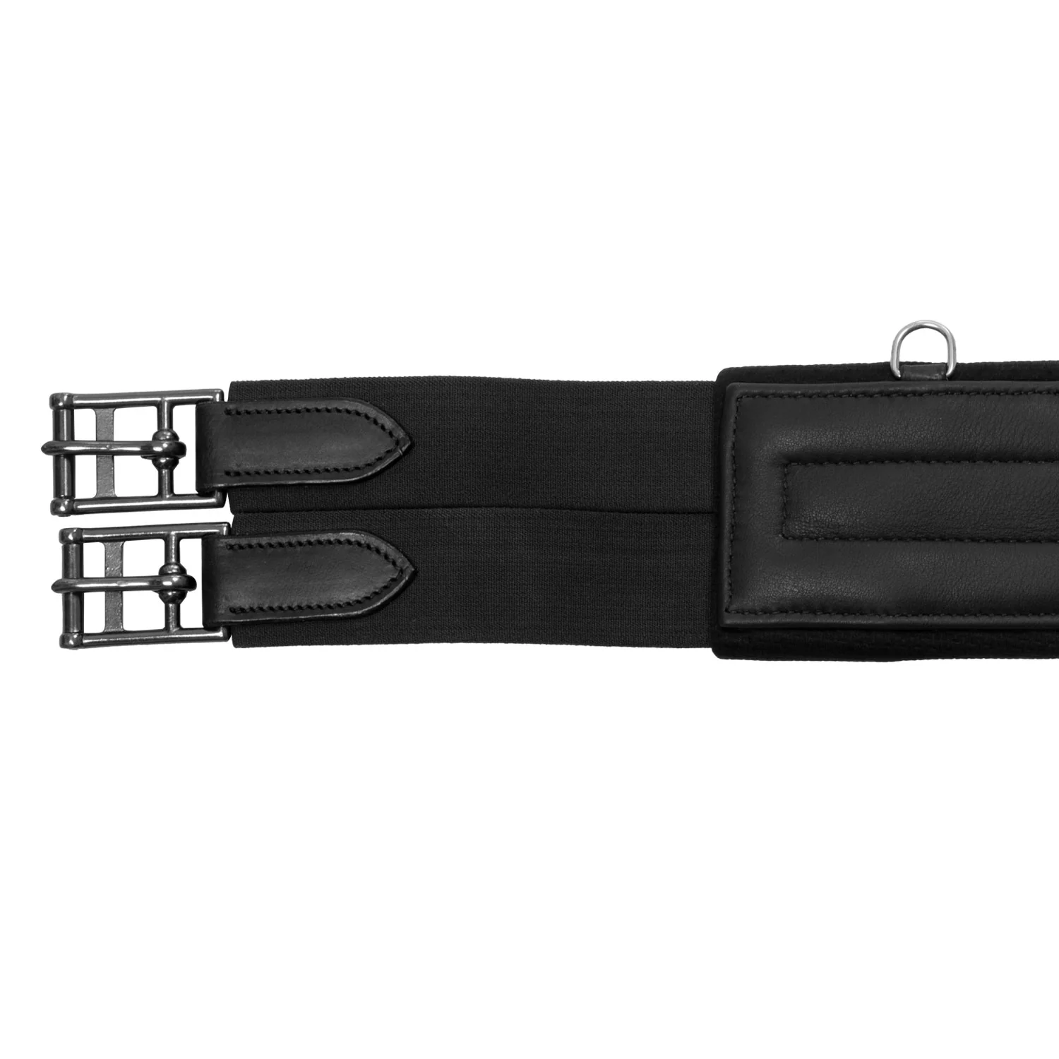 Equestro Jumping Girth Contoured Leather - Image 4