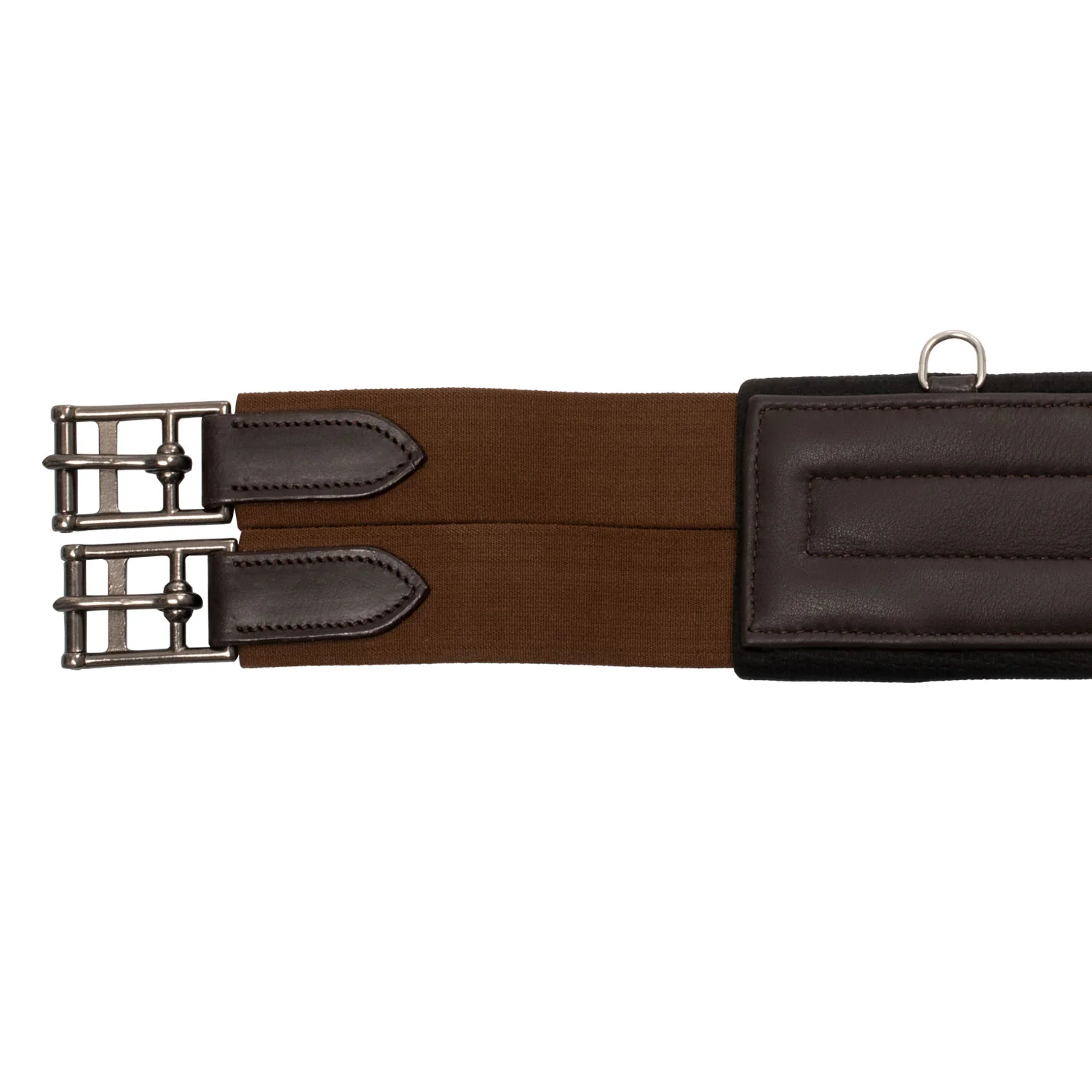 Equestro Jumping Girth Contoured Leather - Image 9