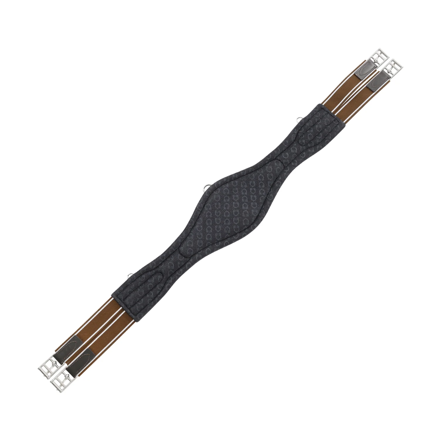 Equestro Jumping Girth Shaped Leather - Image 2