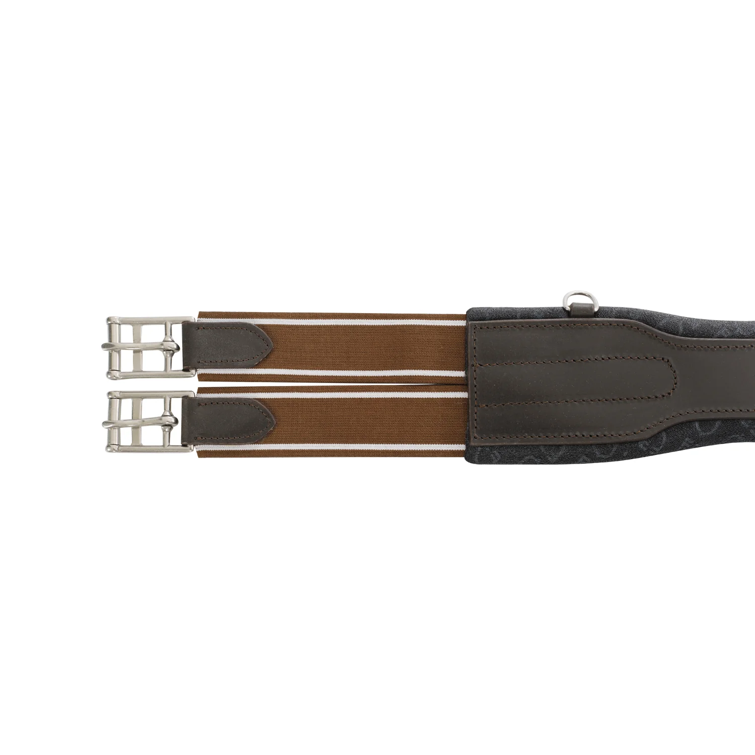 Equestro Jumping Girth Shaped Leather - Image 3