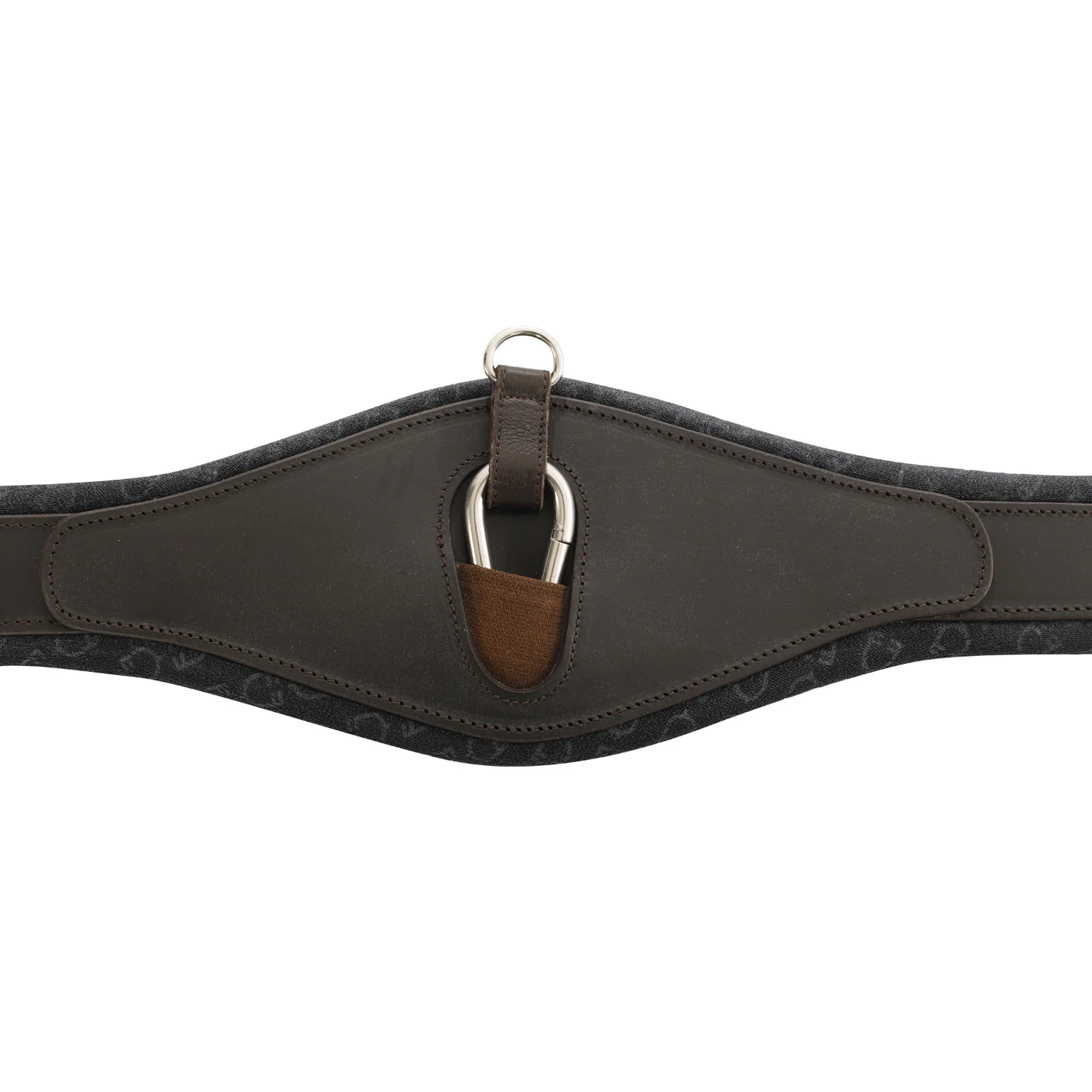 Equestro Jumping Girth Shaped Leather - Image 5