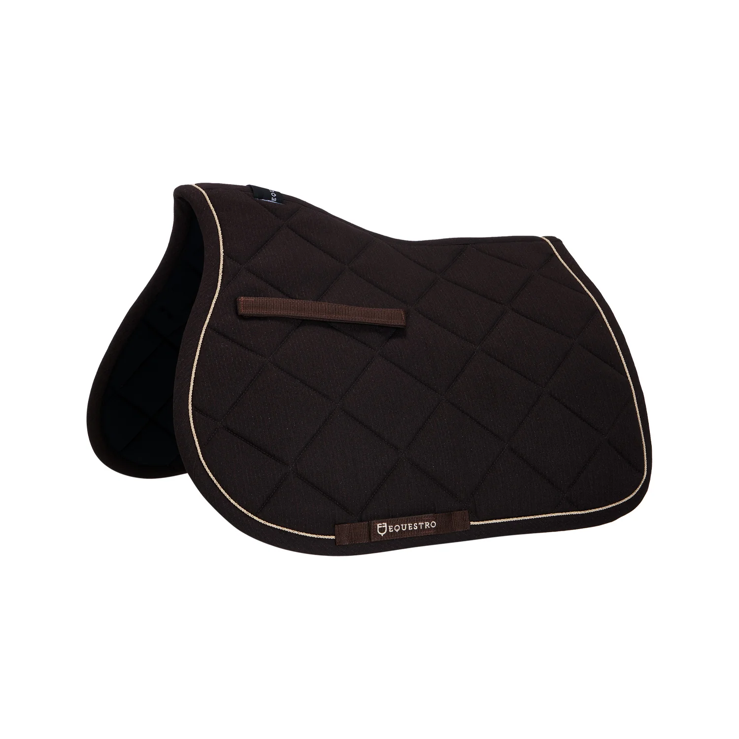 Equestro Jumping Saddle Pad In Cotton With Trimmings - Image 9