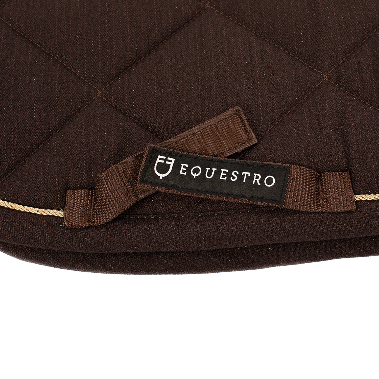 Equestro Jumping Saddle Pad In Cotton With Trimmings With Logo - Image 15