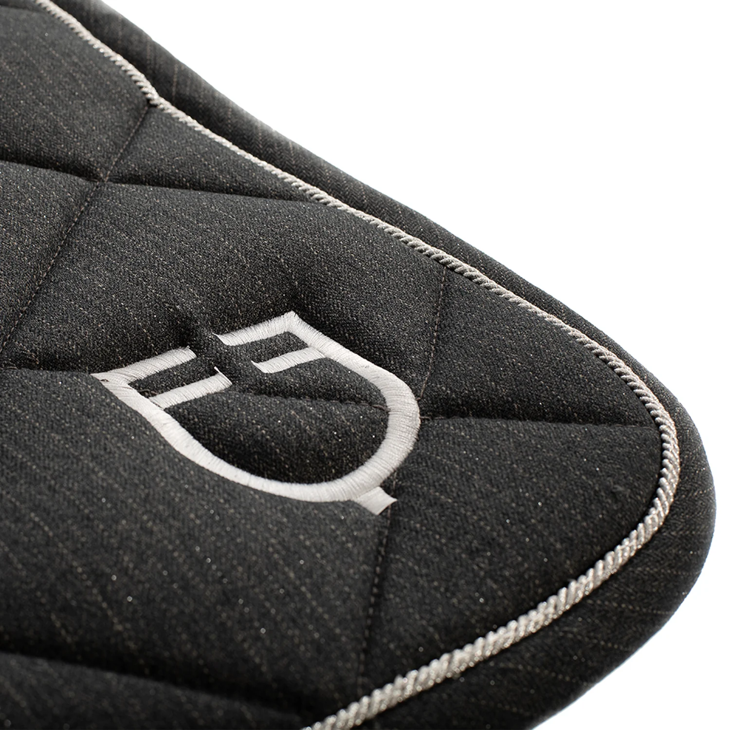 Equestro Jumping Saddle Pad In Cotton With Trimmings With Logo - Image 19