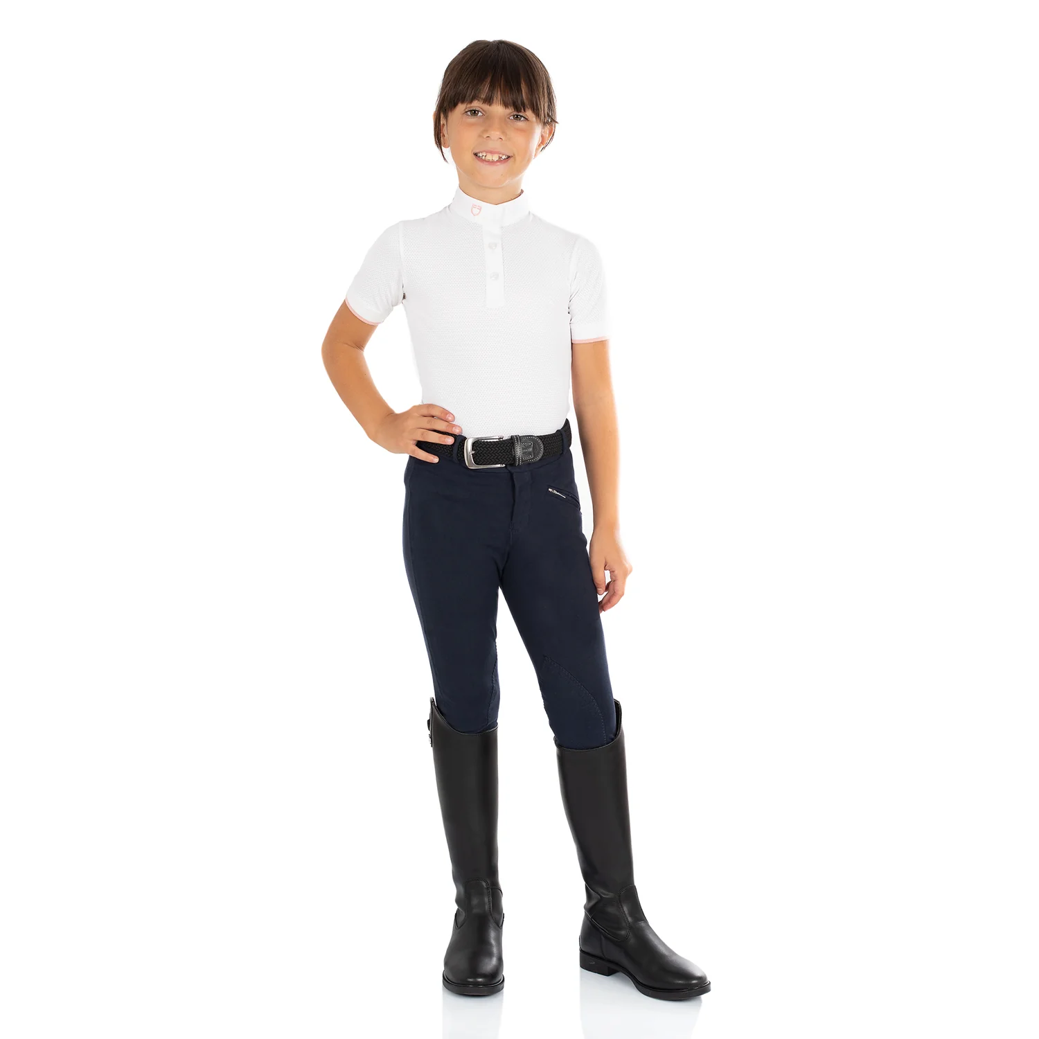 Equestro Kasumi Model Junior Breeches In Stretch Material - Image 5
