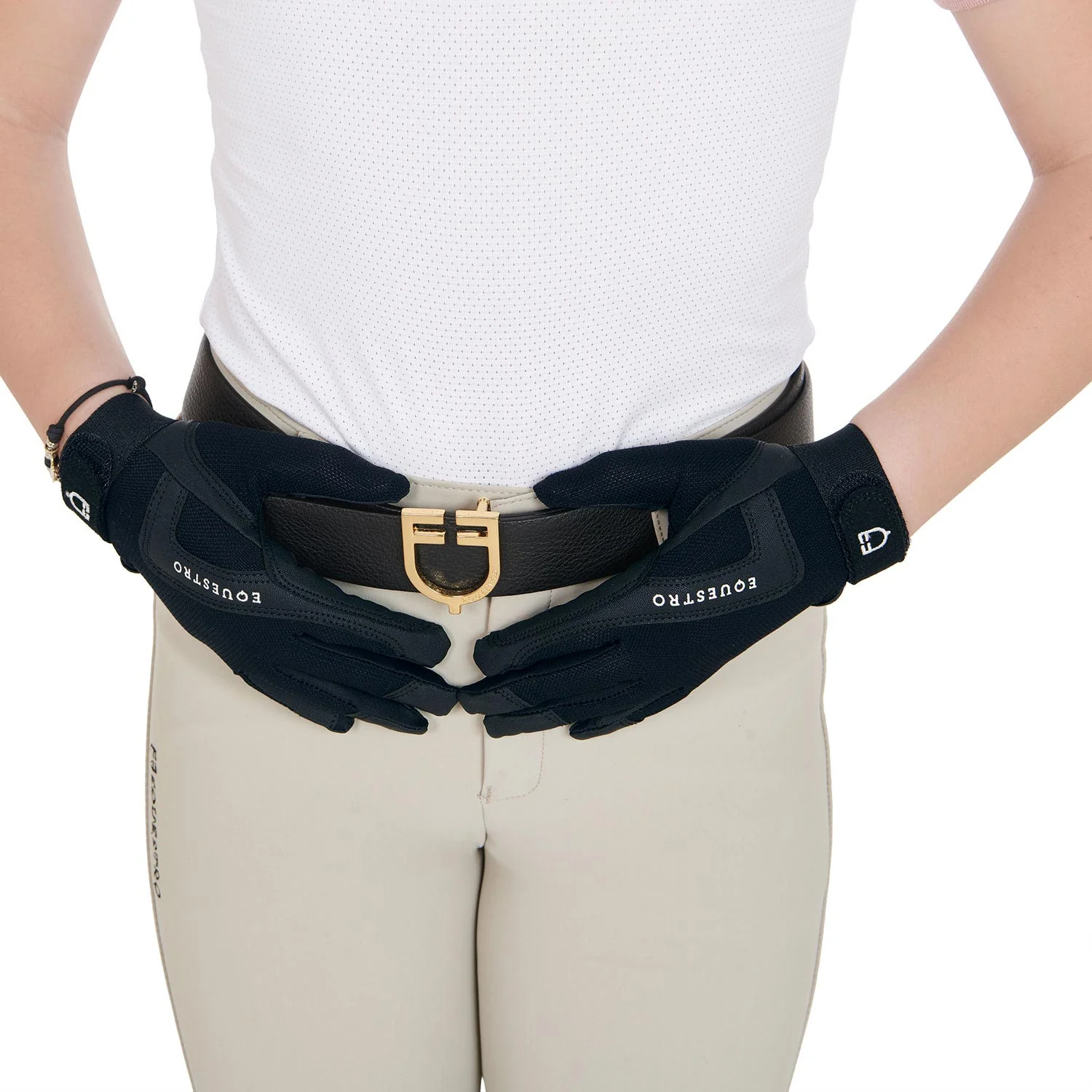 Equestro Kids' Gloves In Technical Fabric - Image 11