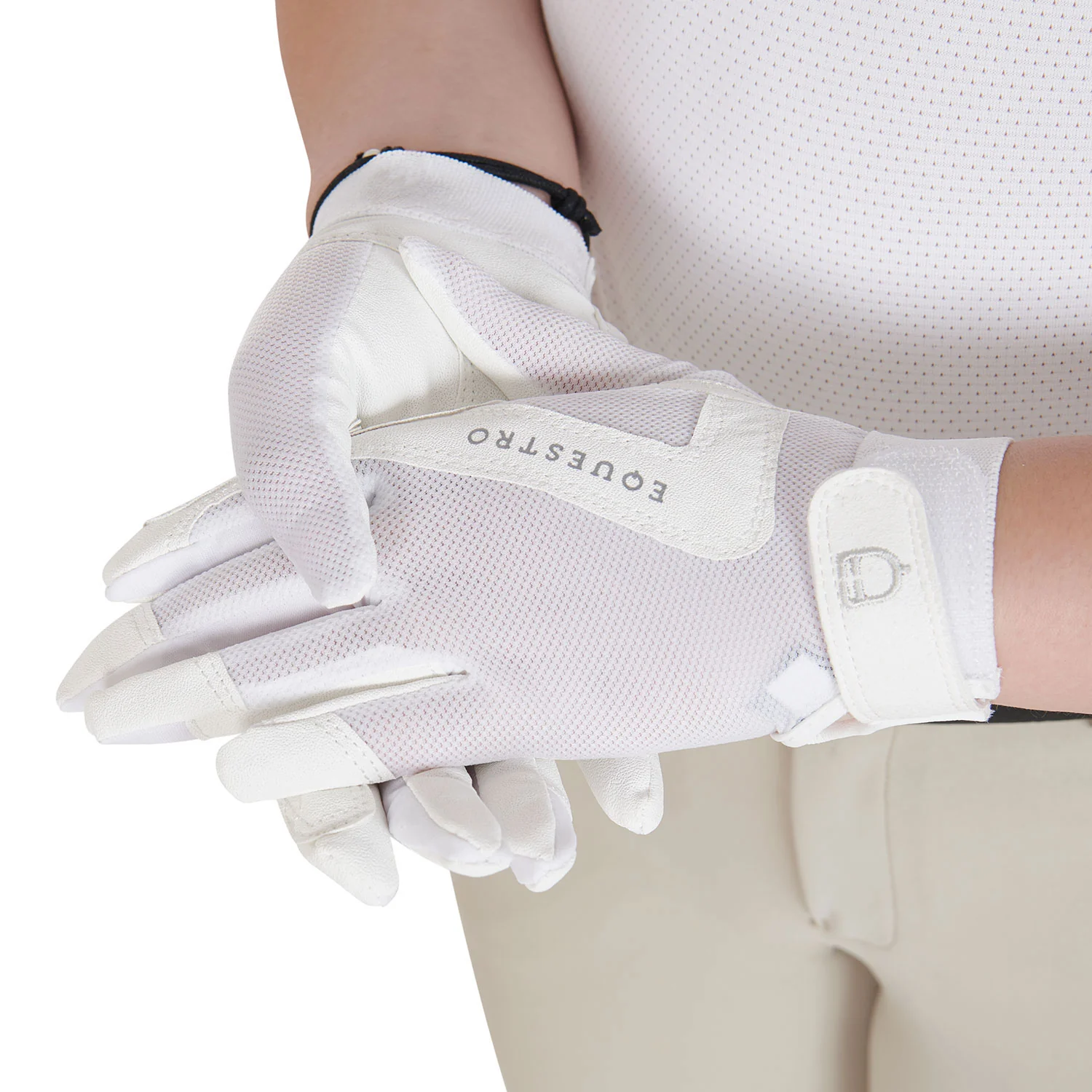 Equestro Kids' Gloves In Technical Fabric - Image 18