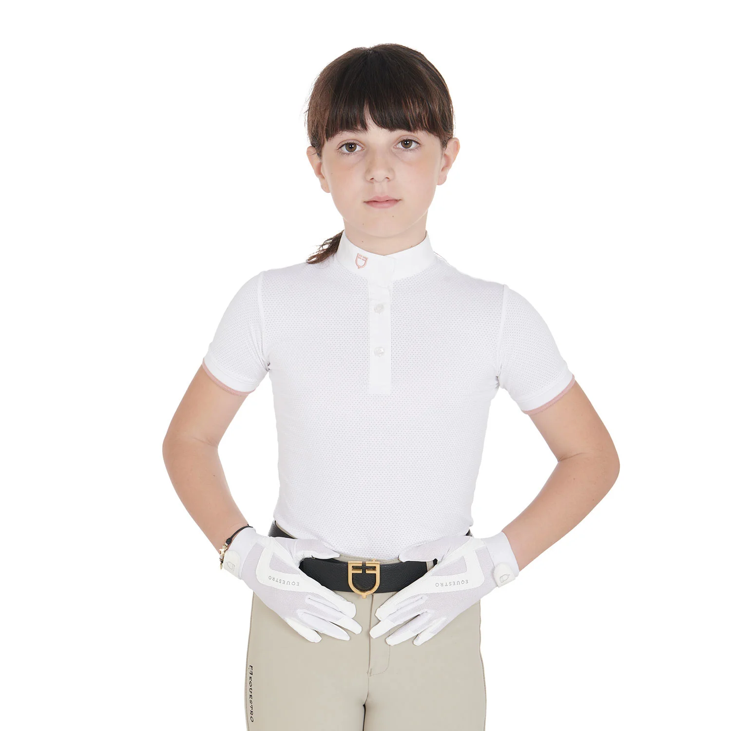 Equestro Kids' Gloves In Technical Fabric - Image 20