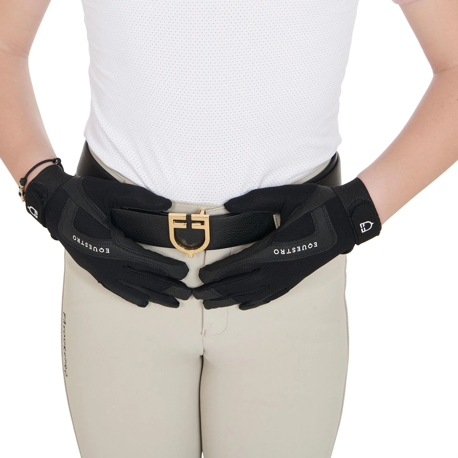 Equestro Kids' Gloves In Technical Fabric - Image 5