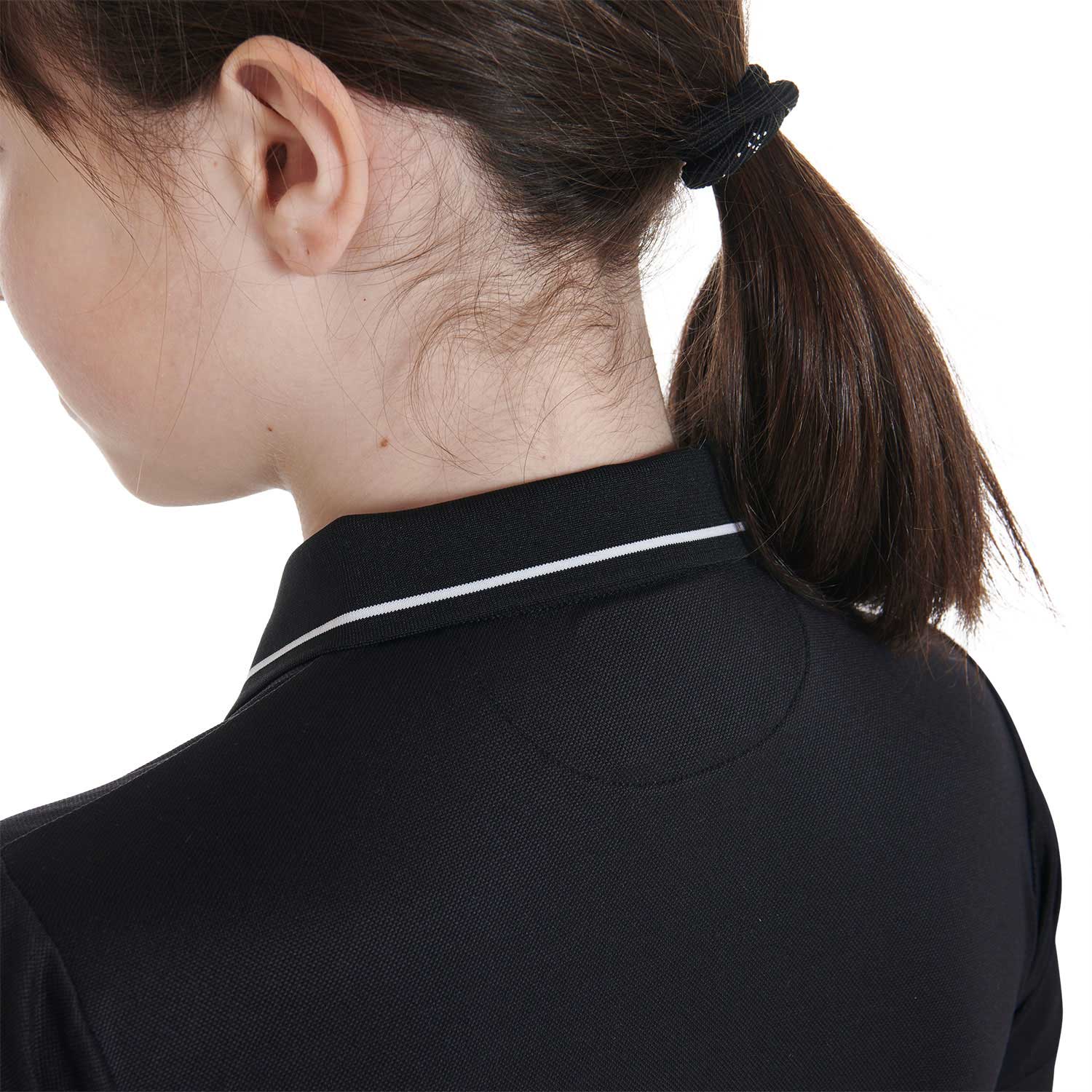 Equestro Kids' Slim Fit Polo Shirt In Antibacterial Technical Fabric - Image 14