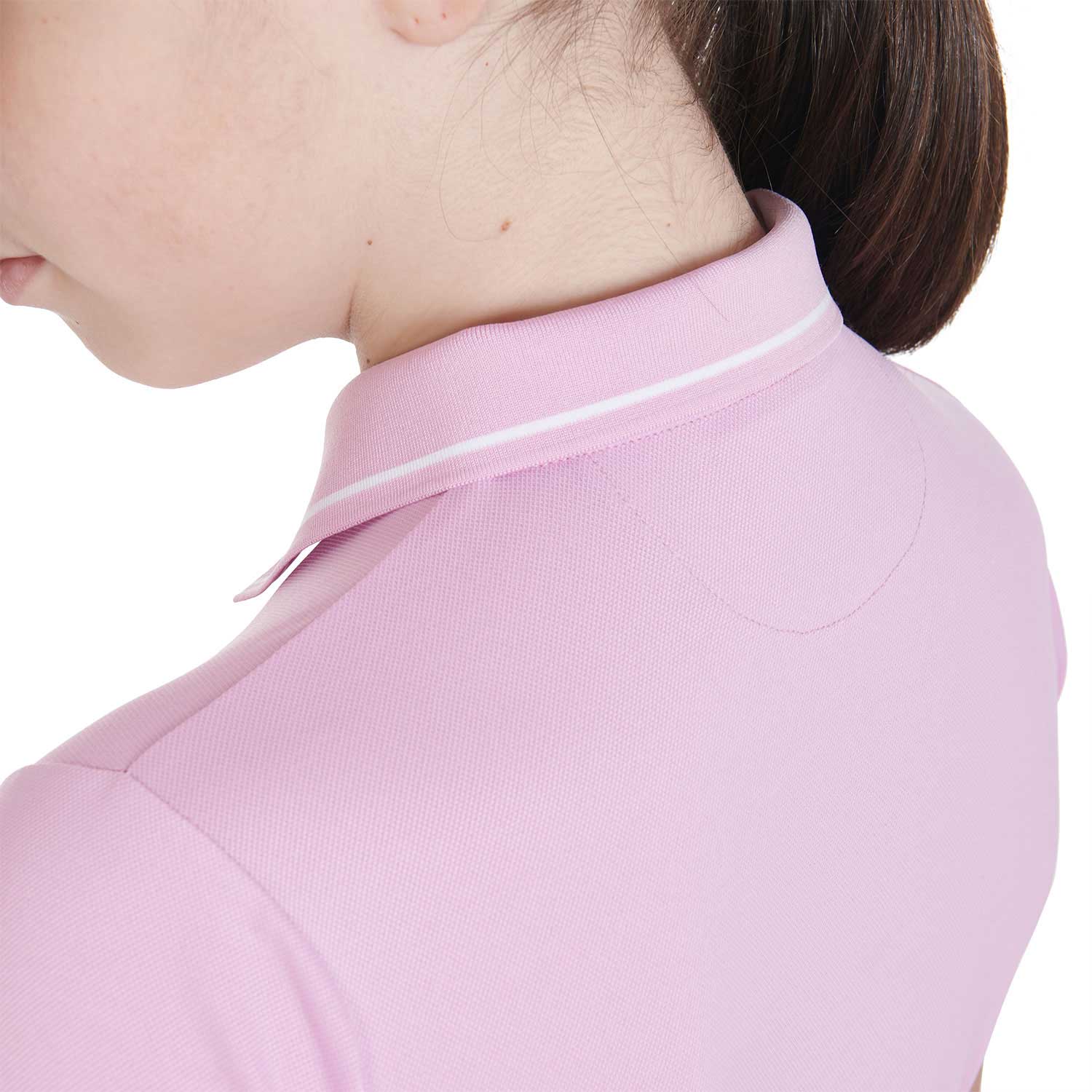 Equestro Kids' Slim Fit Polo Shirt In Antibacterial Technical Fabric - Image 20