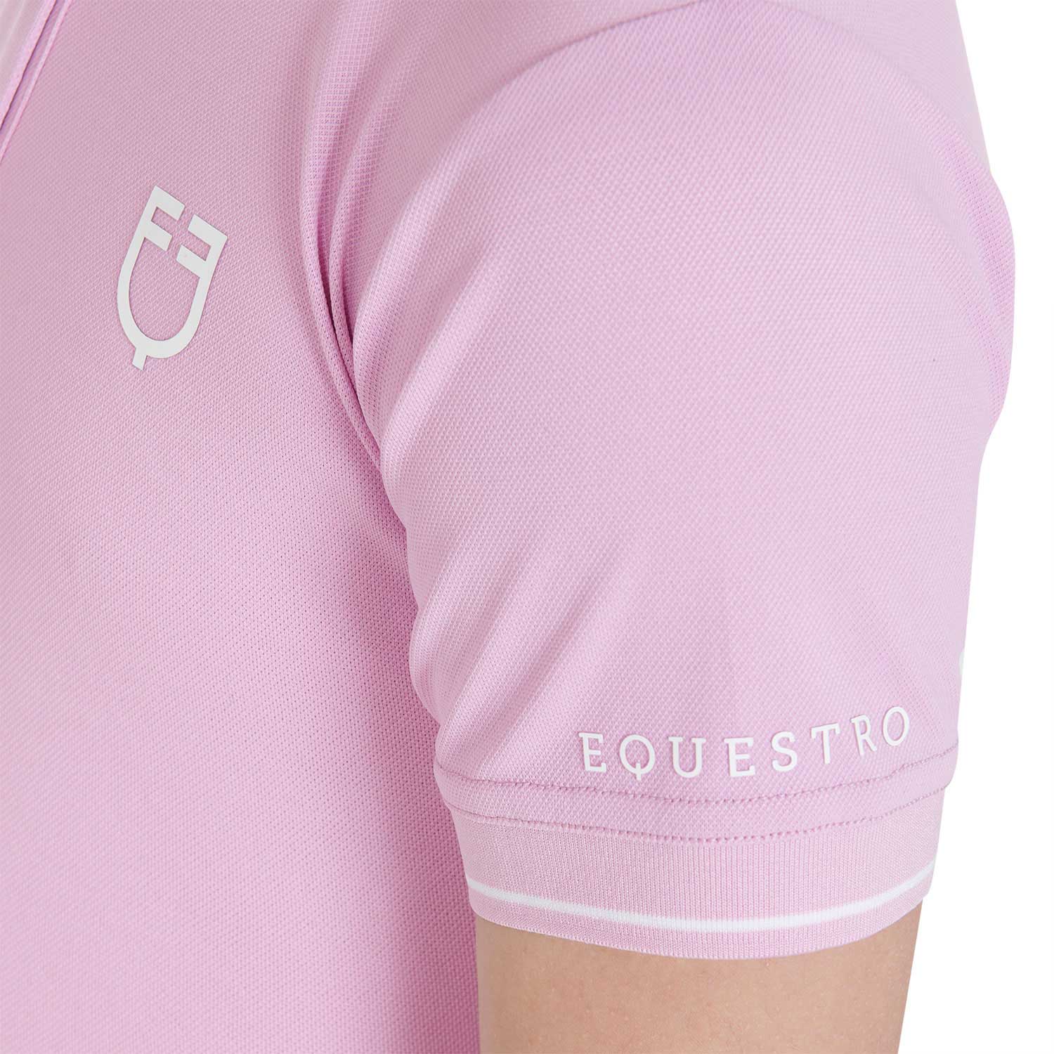 Equestro Kids' Slim Fit Polo Shirt In Antibacterial Technical Fabric - Image 21