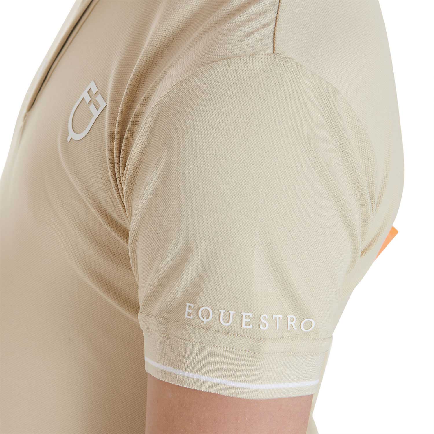 Equestro Kids' Slim Fit Polo Shirt In Antibacterial Technical Fabric - Image 4