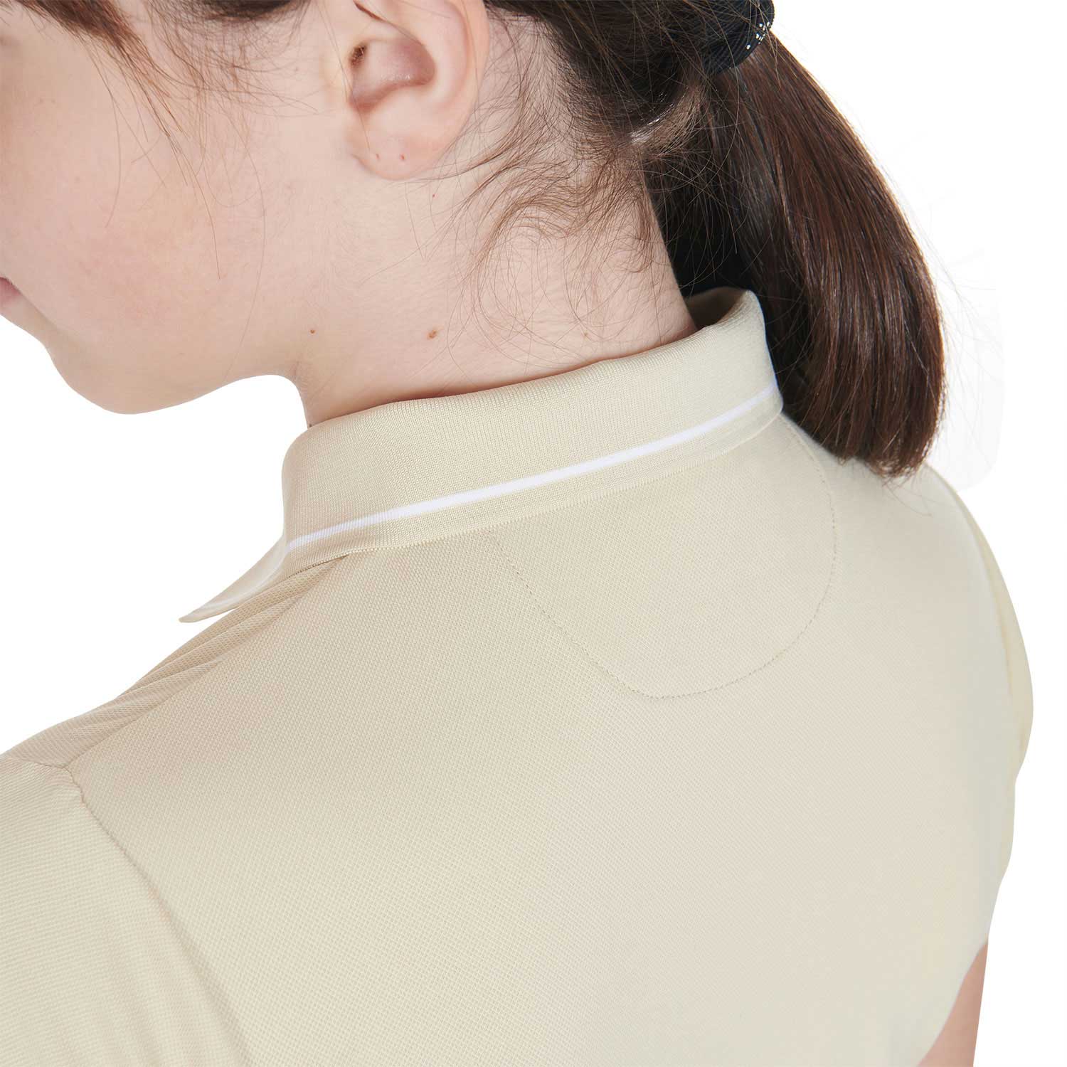 Equestro Kids' Slim Fit Polo Shirt In Antibacterial Technical Fabric - Image 8