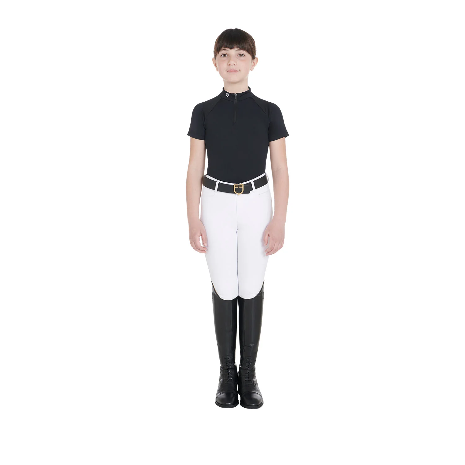 Equestro Kids' Slim Fit Training Polo Shirt High Performance - Image 15