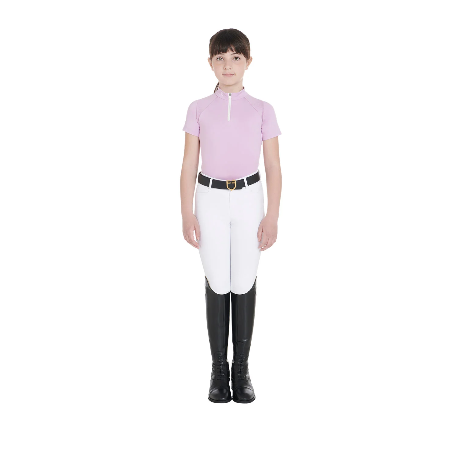 Equestro Kids' Slim Fit Training Polo Shirt High Performance - Image 28