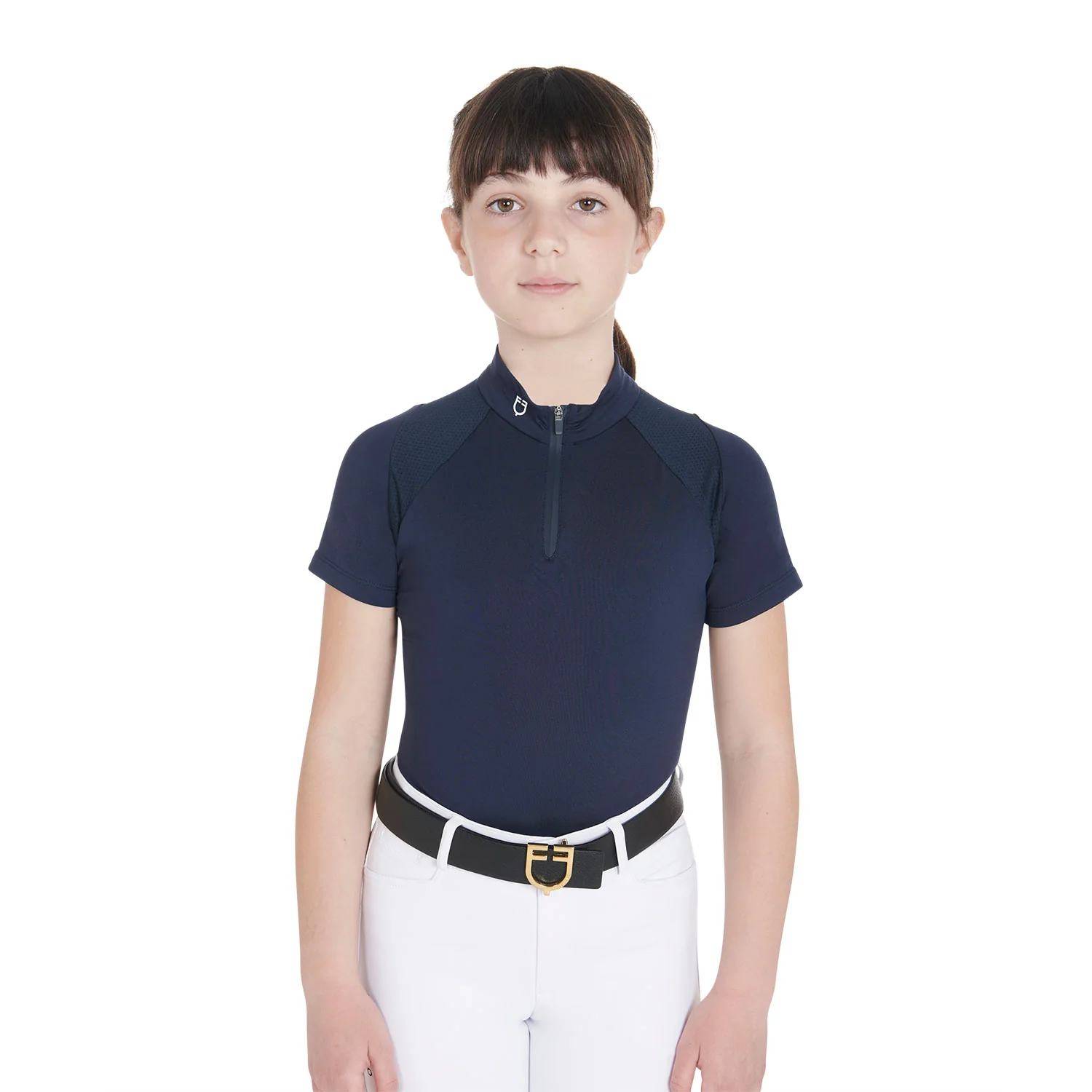 Equestro Kids' Slim Fit Training Polo Shirt High Performance - Image 29