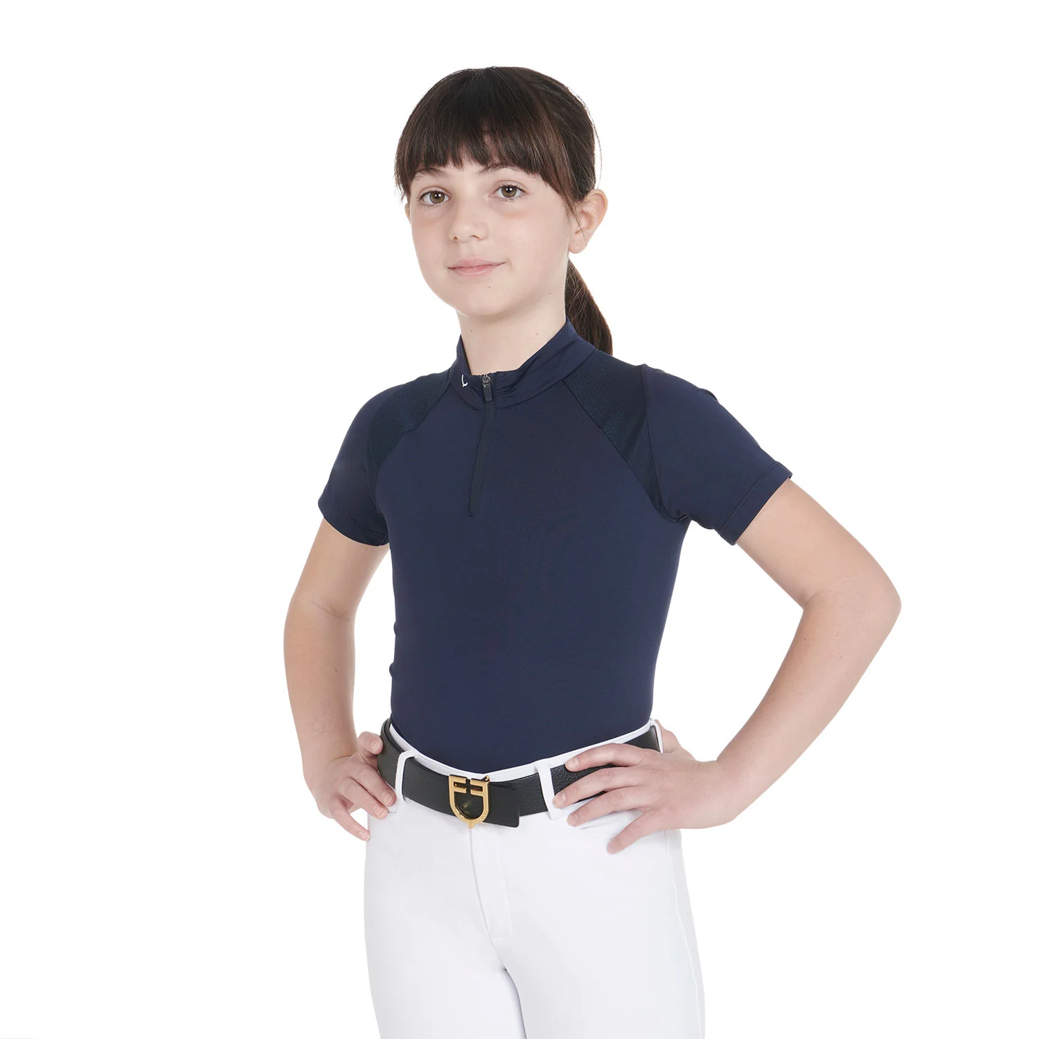 Equestro Kids' Slim Fit Training Polo Shirt High Performance - Image 33