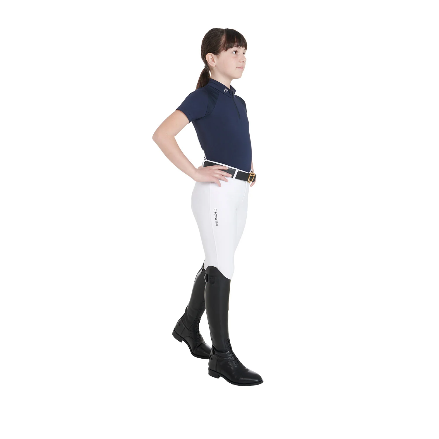 Equestro Kids' Slim Fit Training Polo Shirt High Performance - Image 35