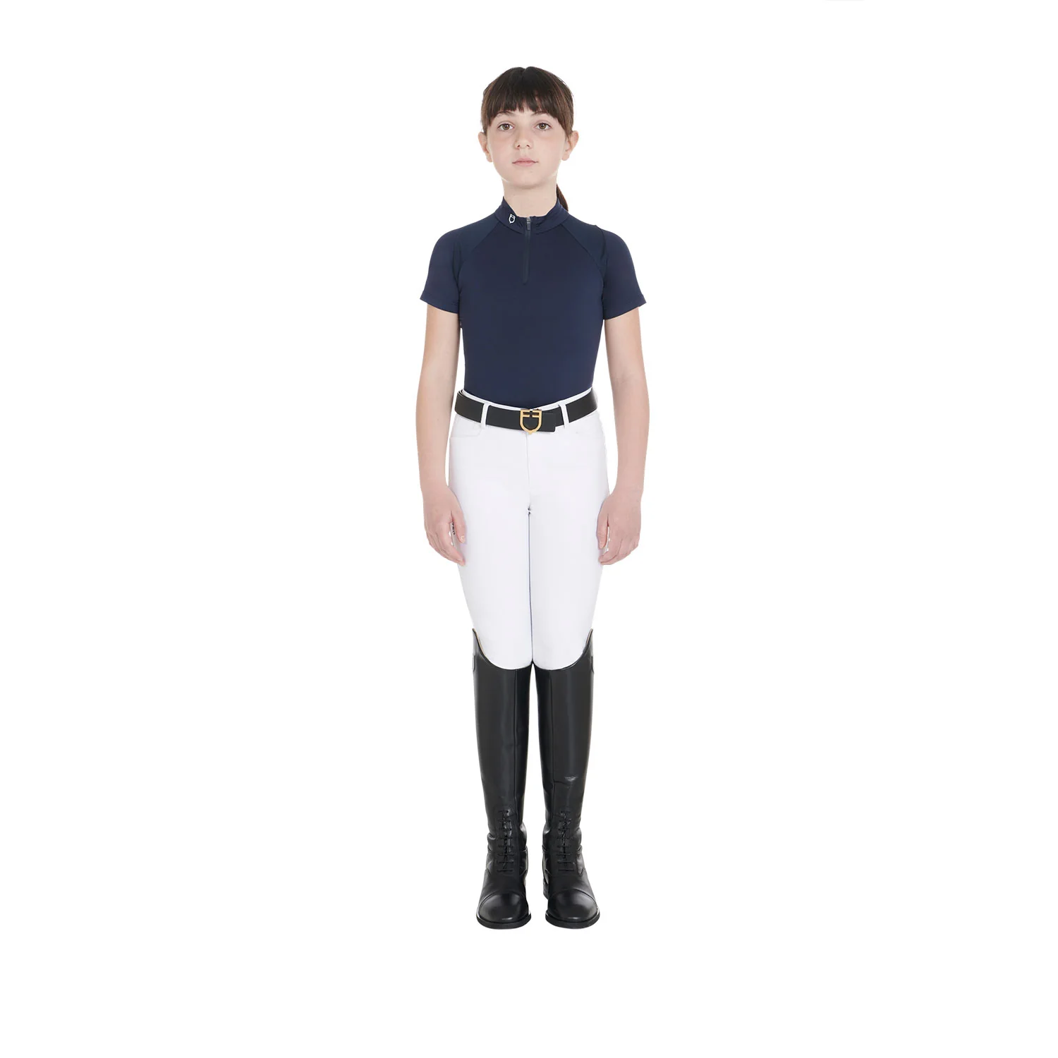 Equestro Kids' Slim Fit Training Polo Shirt High Performance - Image 37