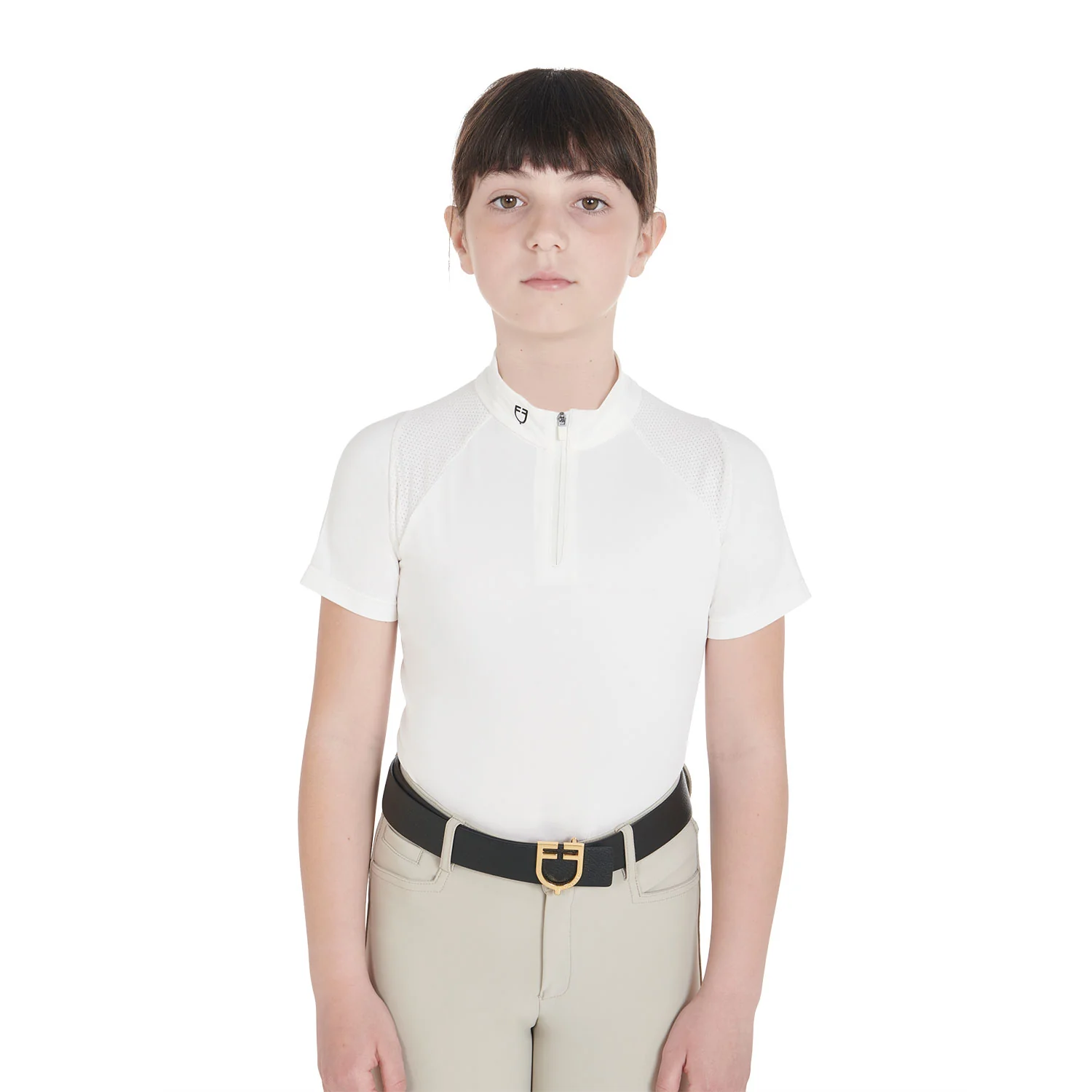 Equestro Kids' Slim Fit Training Polo Shirt High Performance - Image 38
