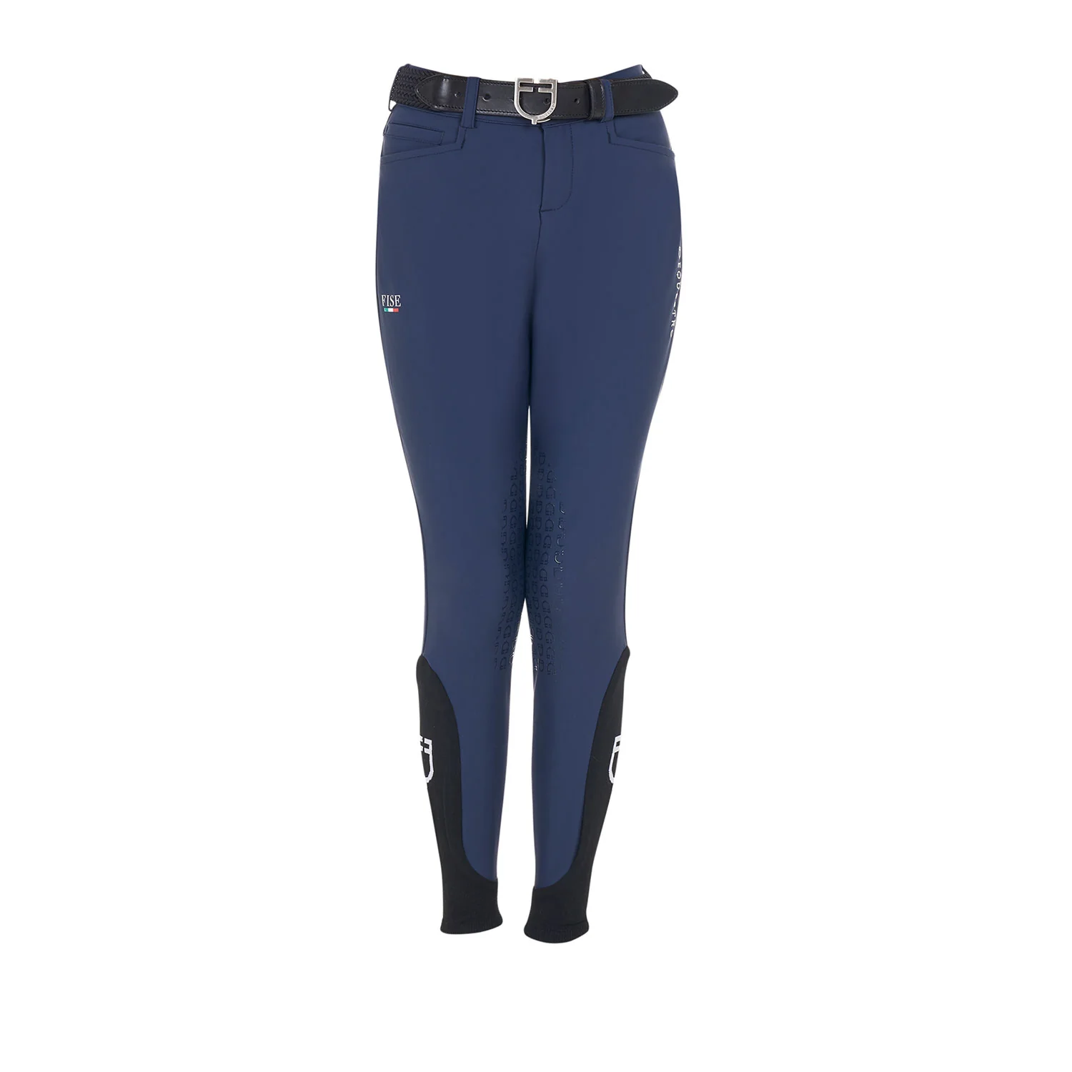 Equestro Kids' Unisex Knee Grip Breeches Equestro X Fise