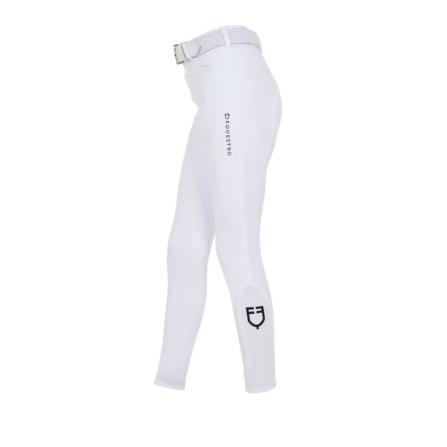 Equestro Kids' Unisex Knee Grip Breeches Equestro X Fise - Image 12