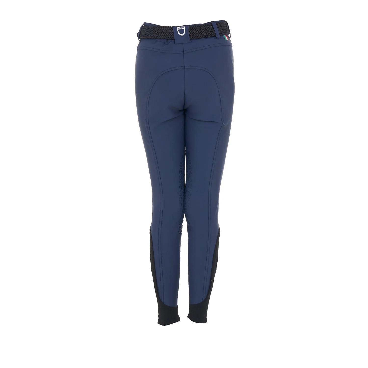 Equestro Kids' Unisex Knee Grip Breeches Equestro X Fise - Image 3