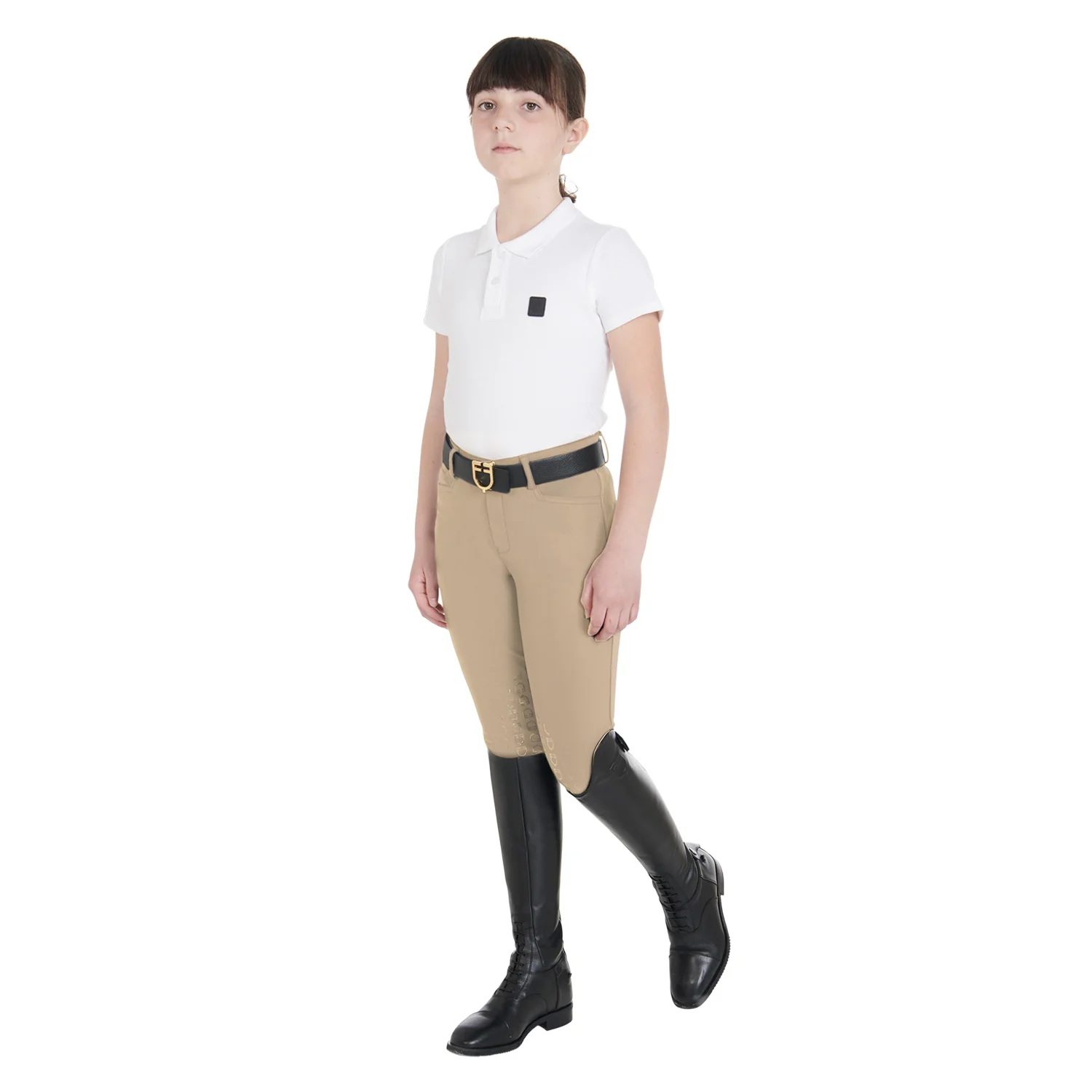 Equestro Kids' Unisex Slim Fit Breeches - Image 10