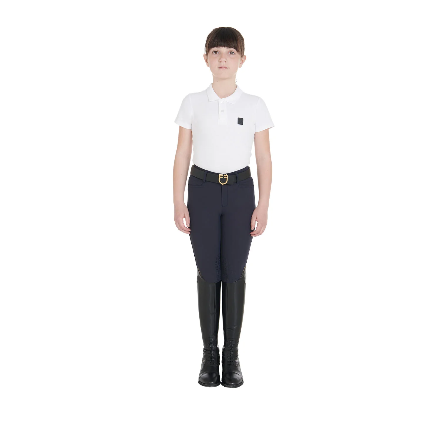 Equestro Kids' Unisex Slim Fit Breeches - Image 18