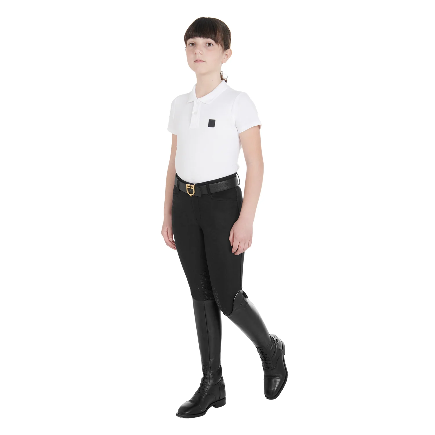 Equestro Kids' Unisex Slim Fit Breeches - Image 24