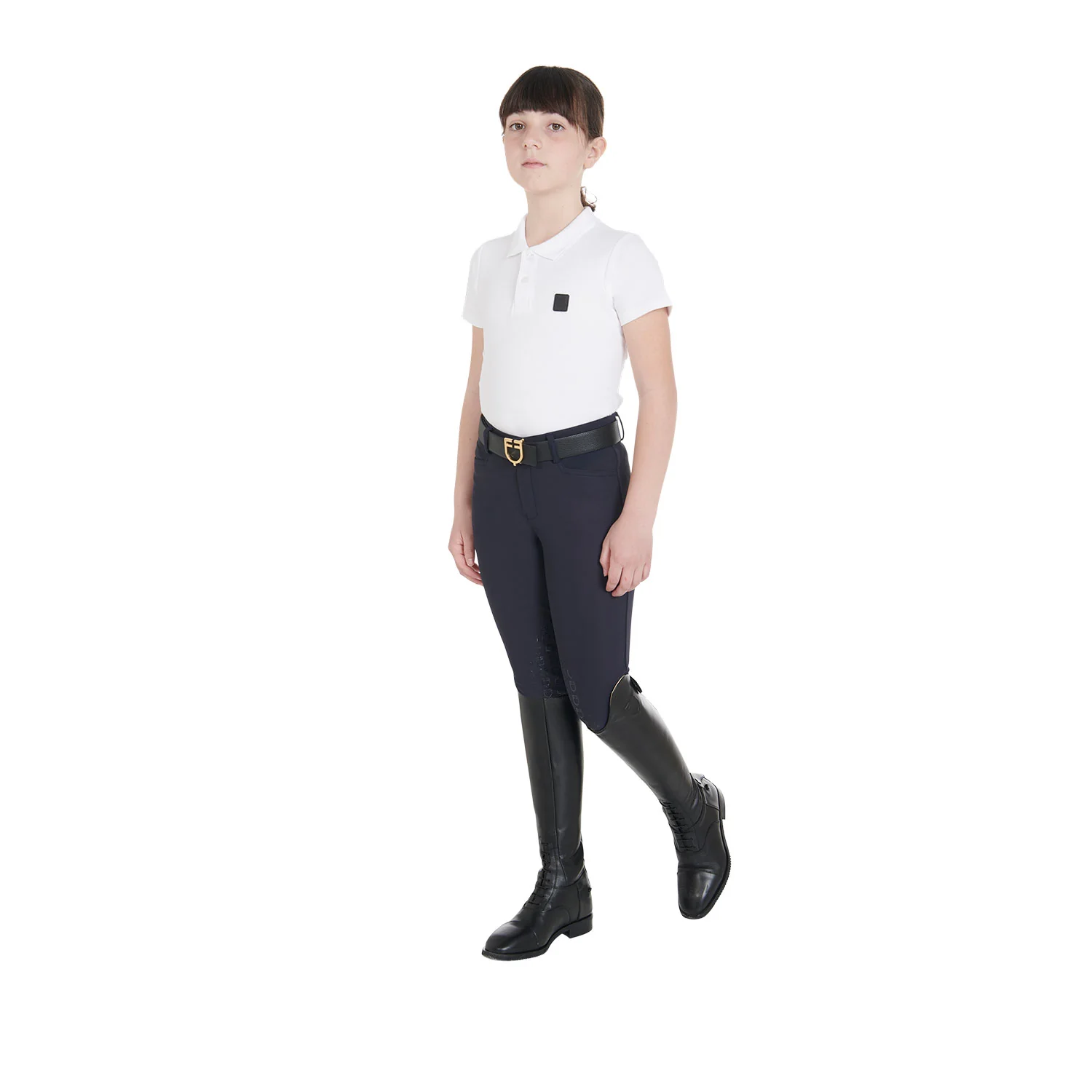 Equestro Kids' Unisex Slim Fit Breeches - Image 32