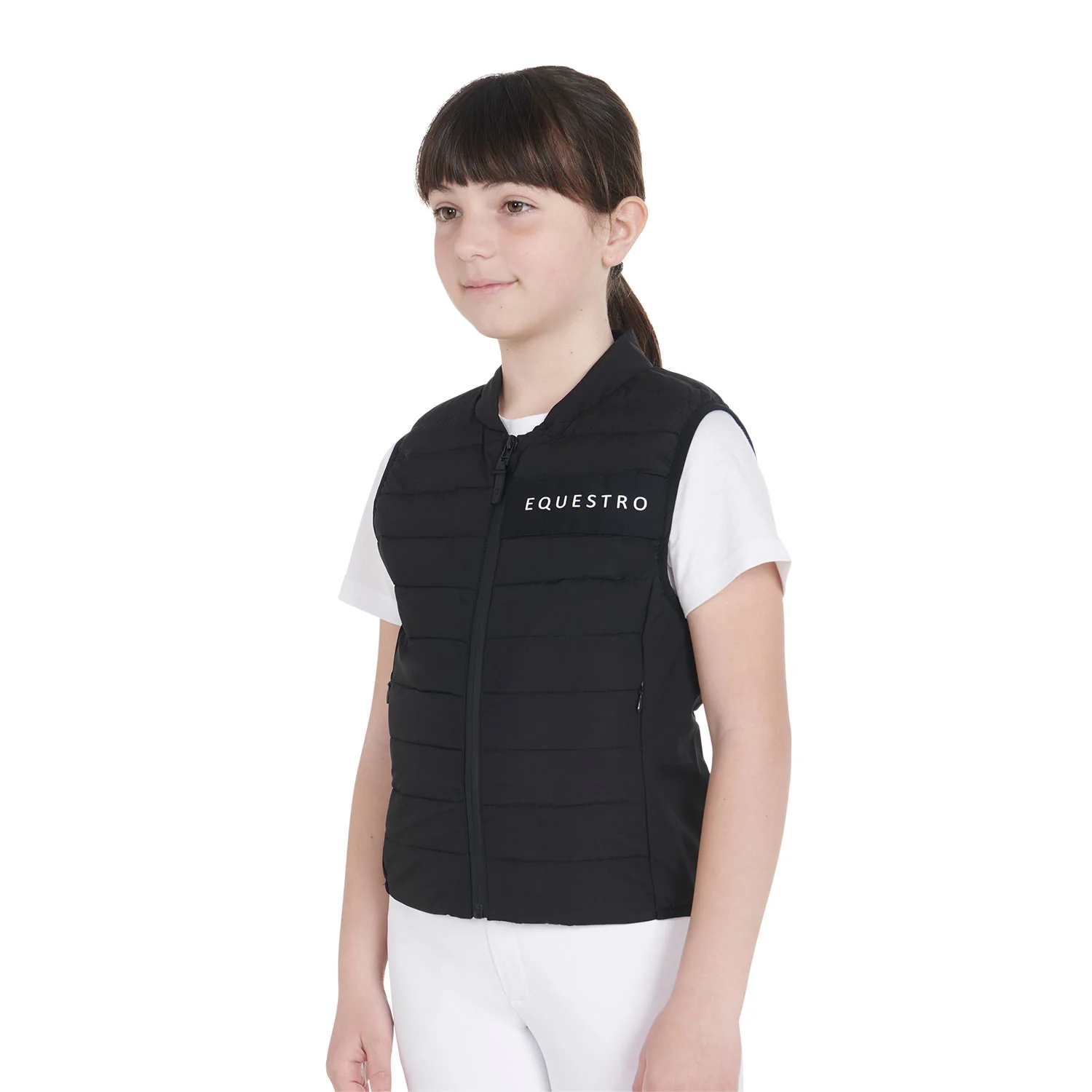 Equestro Kids' Vest In Technical Fabric - Image 3