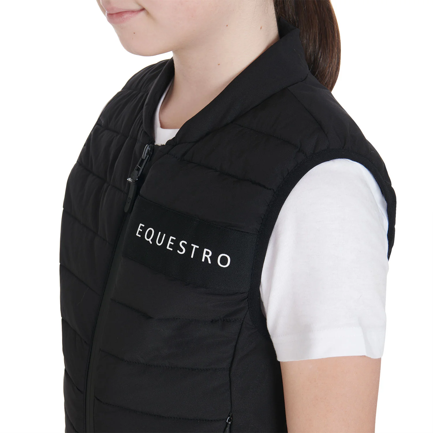 Equestro Kids' Vest In Technical Fabric - Image 4