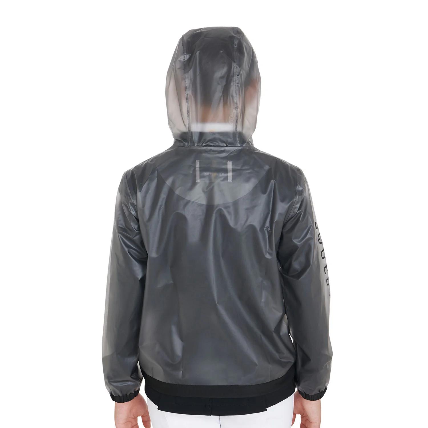 Equestro Kids' Windproof Zip Hooded Raincoat - Image 2