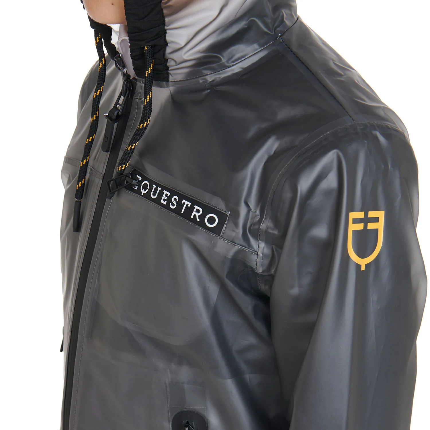 Equestro Kids' Windproof Zip Hooded Raincoat - Image 3
