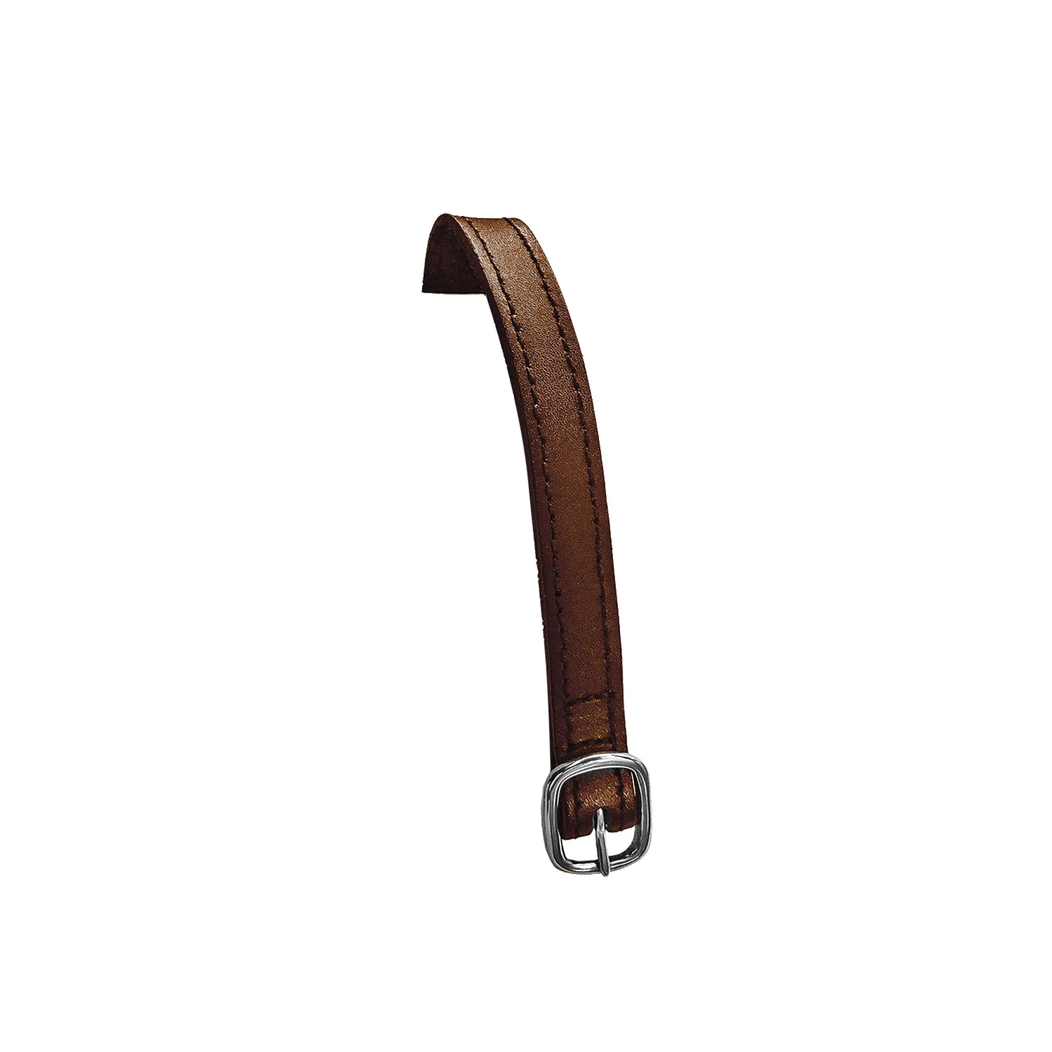 Equestro Laces For Spurs In Leather With Silver Buckle - Image 3