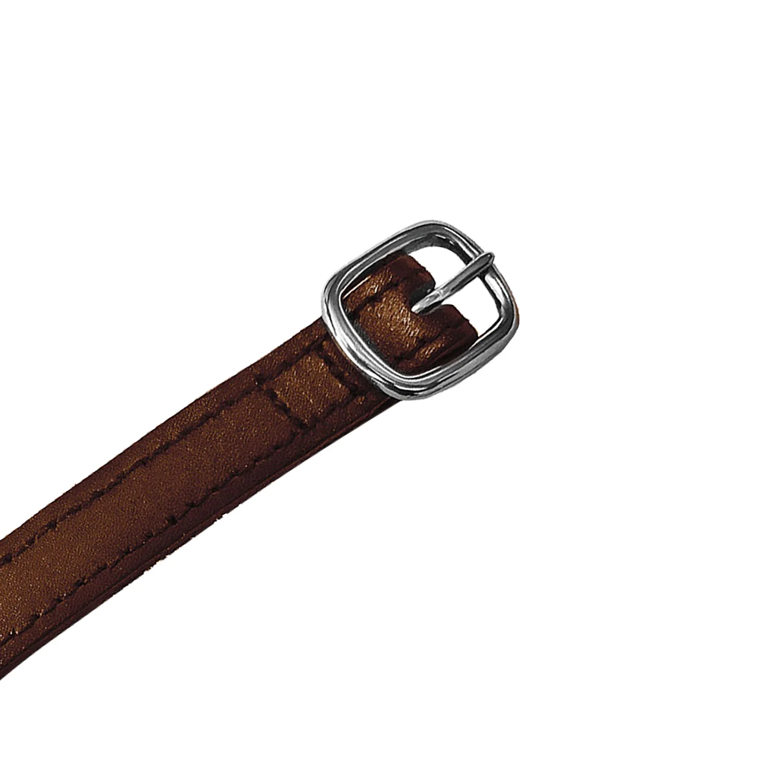 Equestro Laces For Spurs In Leather With Silver Buckle - Image 4