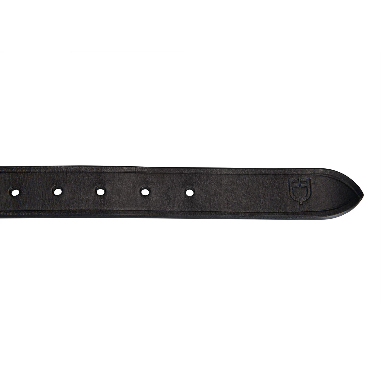 Equestro Leather Belt With Black And White Embroidery - Image 5