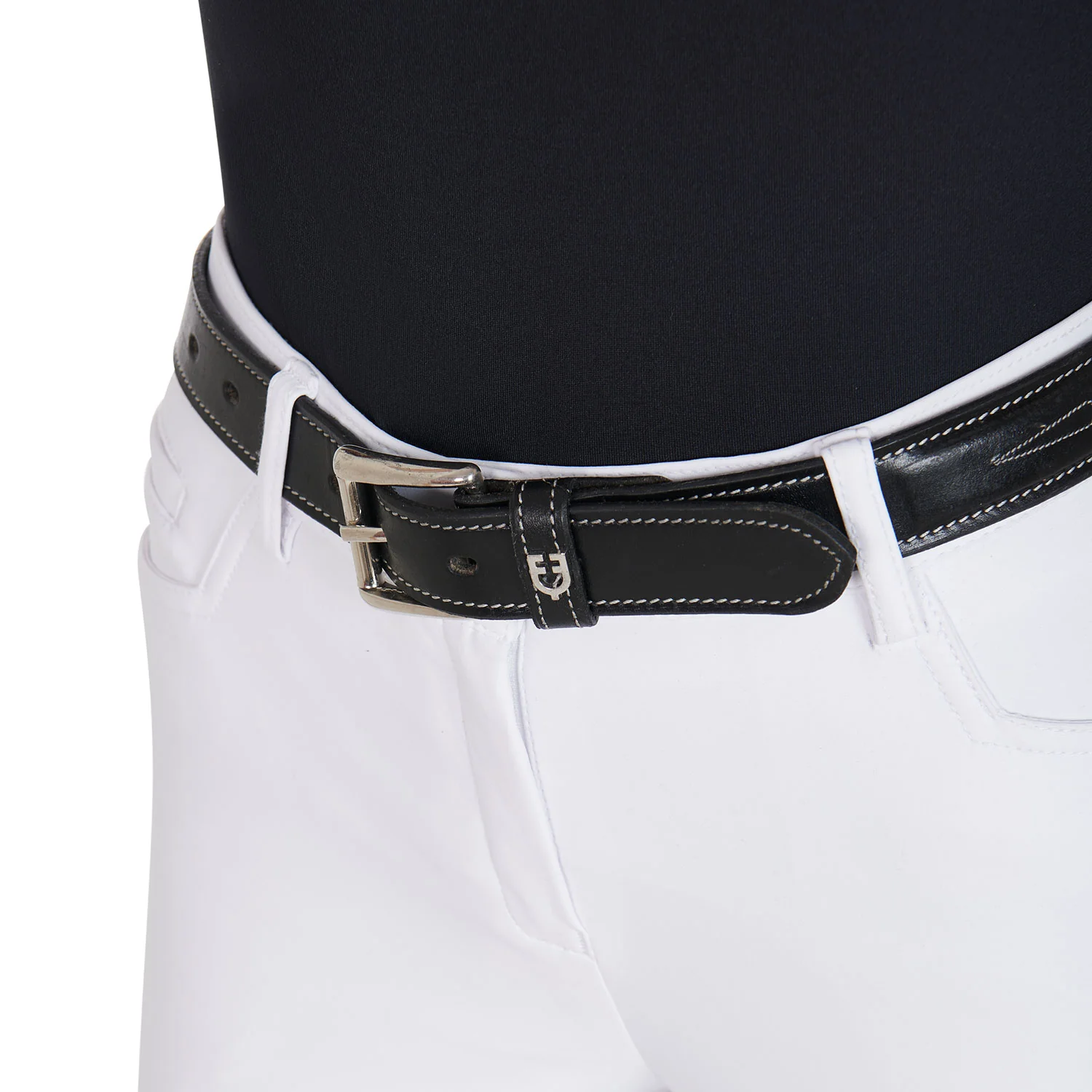 Equestro Leather Belt With Handcrafted Embroidery - Image 6