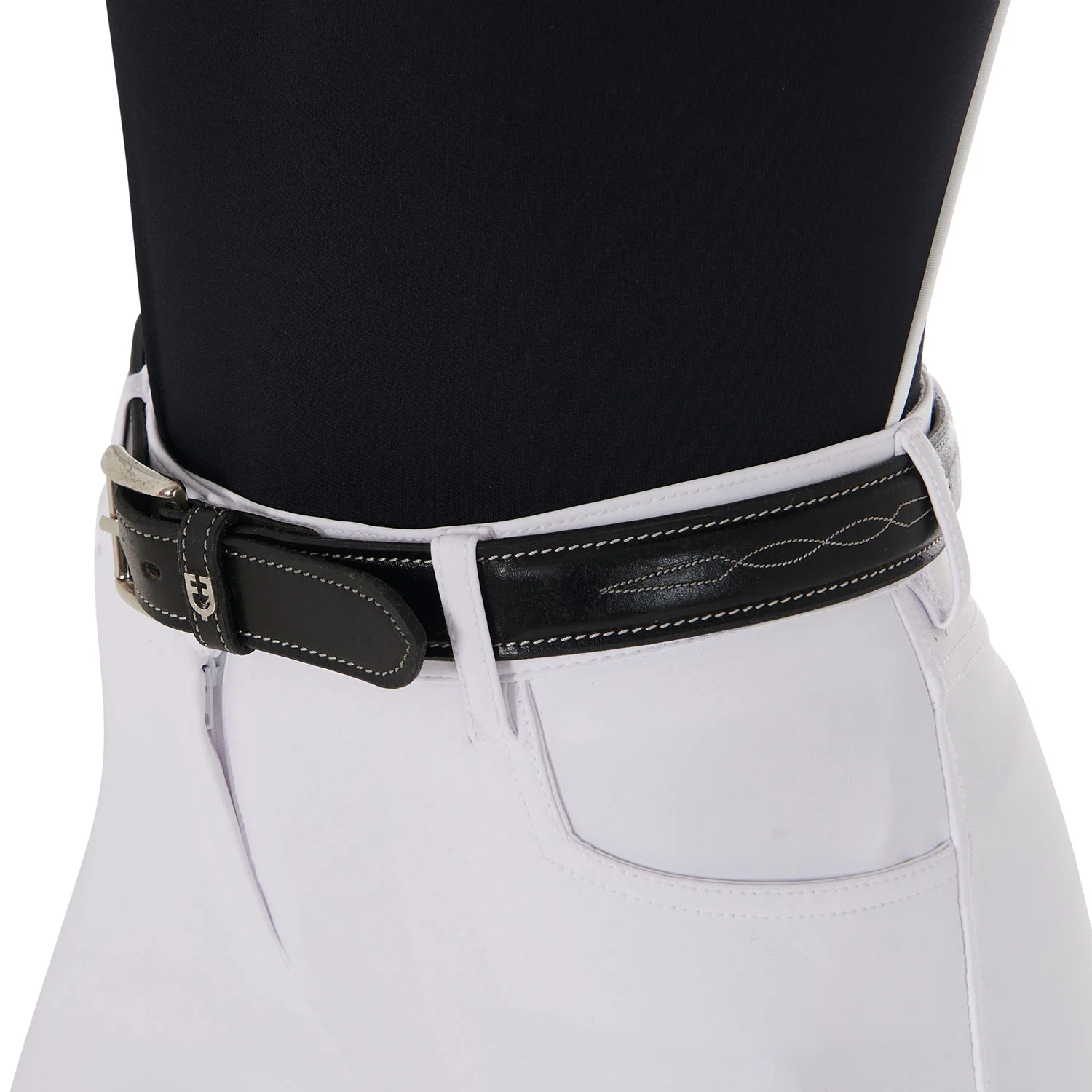 Equestro Leather Belt With Handcrafted Embroidery - Image 7