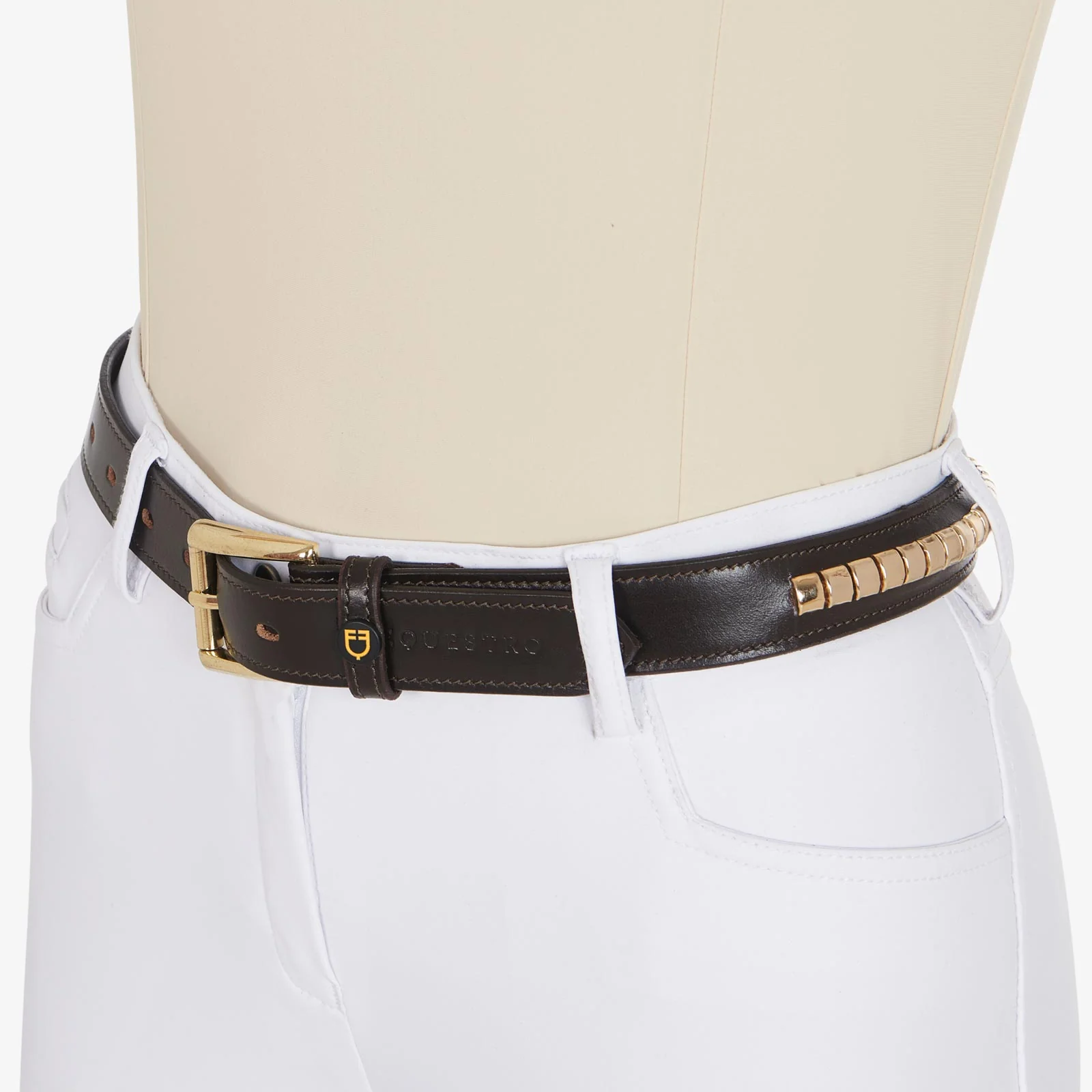 Equestro Leather Belt With Silver Clincher - Image 10