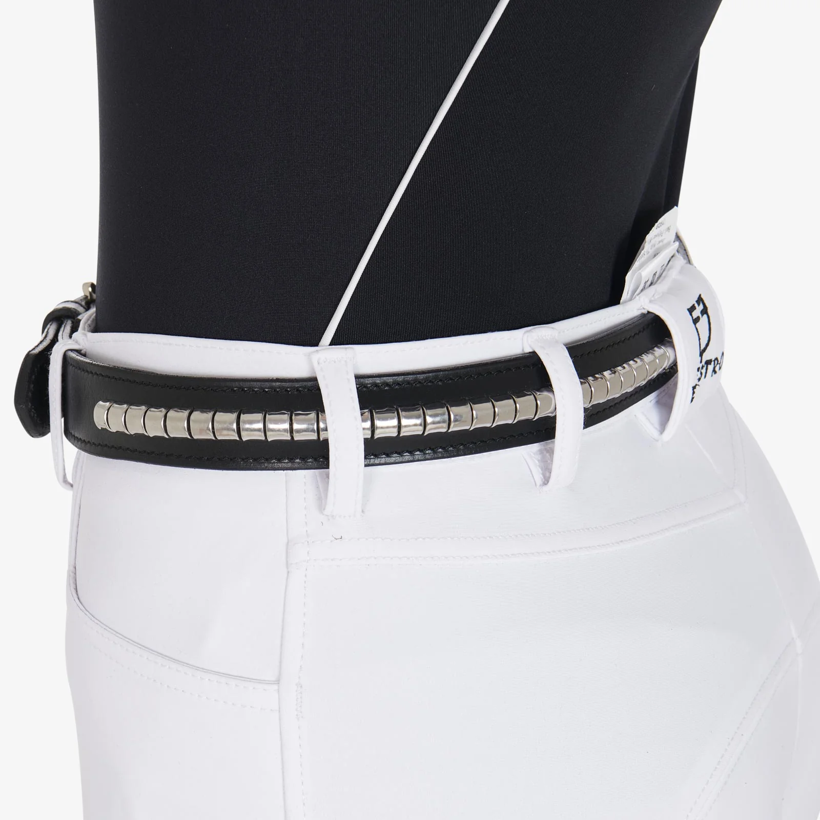 Equestro Leather Belt With Silver Clincher - Image 5