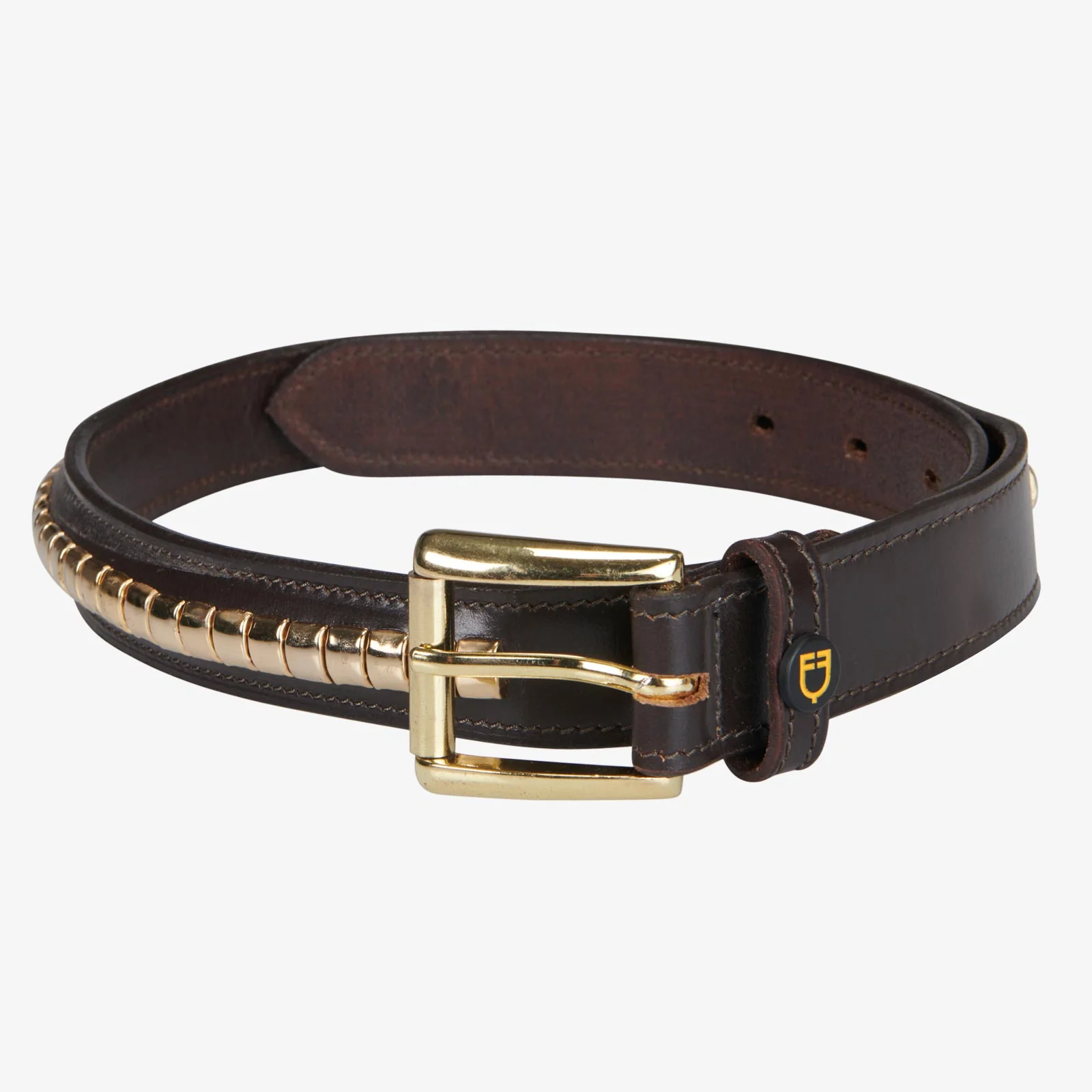 Equestro Leather Belt With Silver Clincher - Image 9