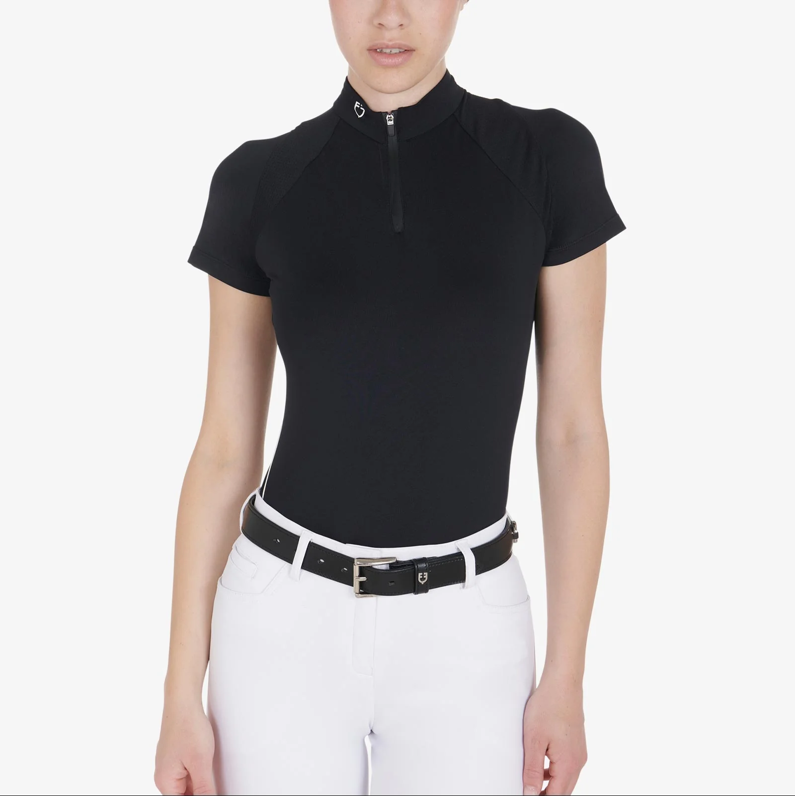 Equestro Leather Belt With Snaffle Bits And Rhinestones - Image 5
