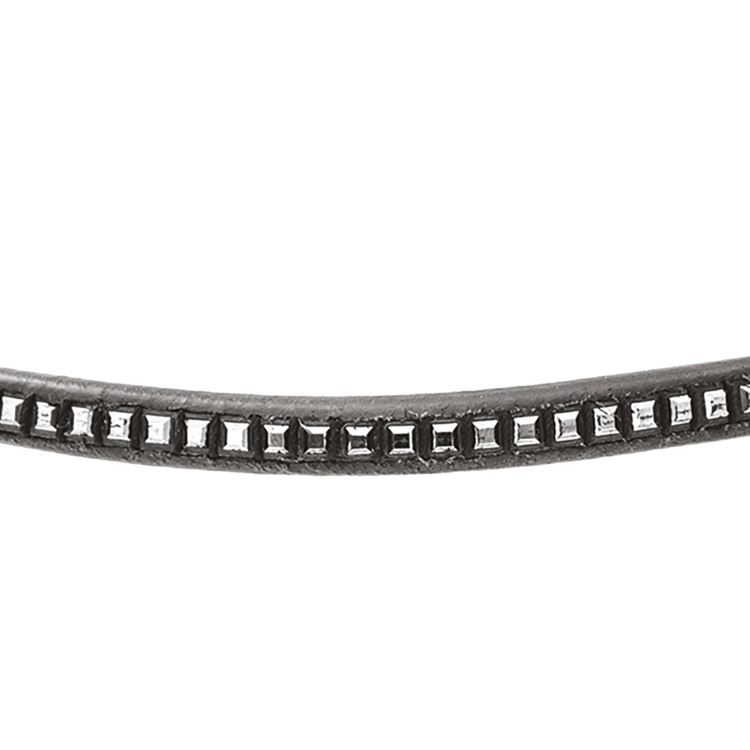 Equestro Leather Browband With Silver Clincher - Image 2