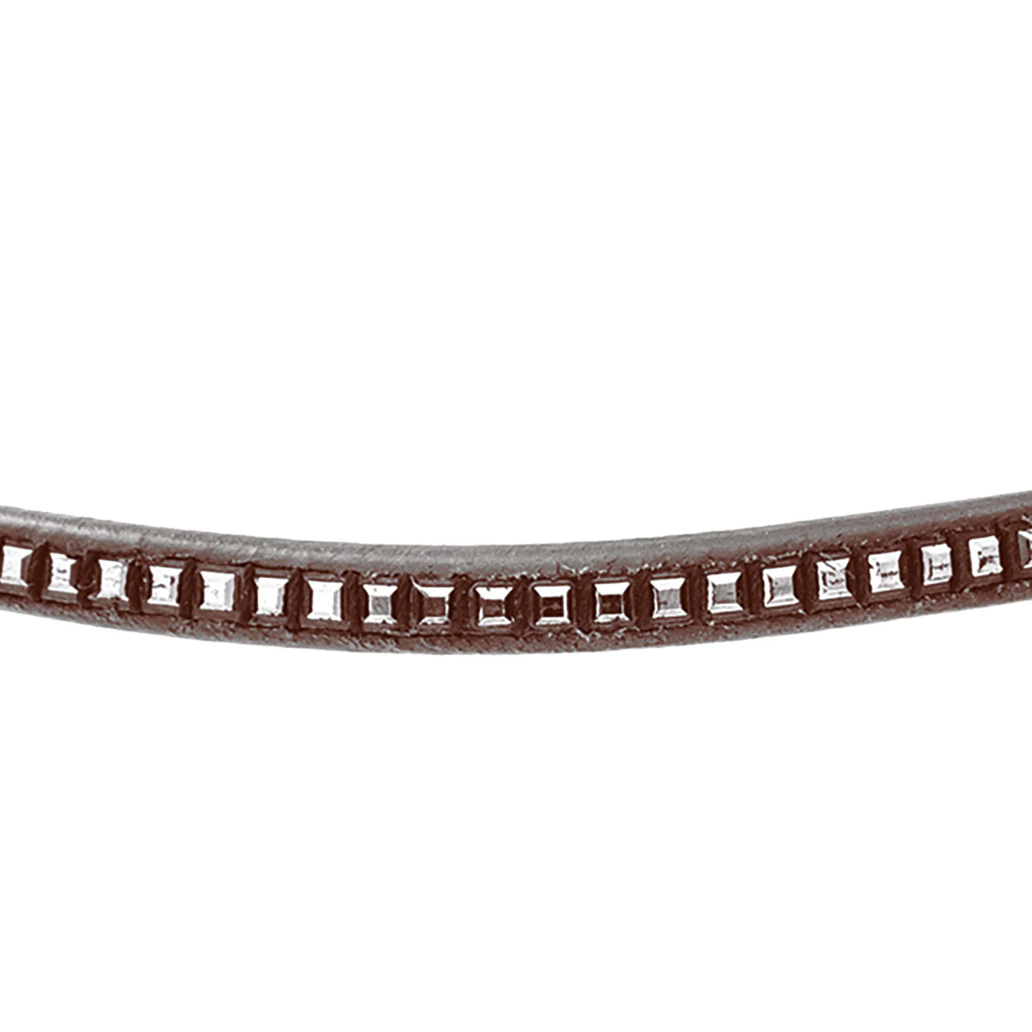 Equestro Leather Browband With Silver Clincher - Image 4